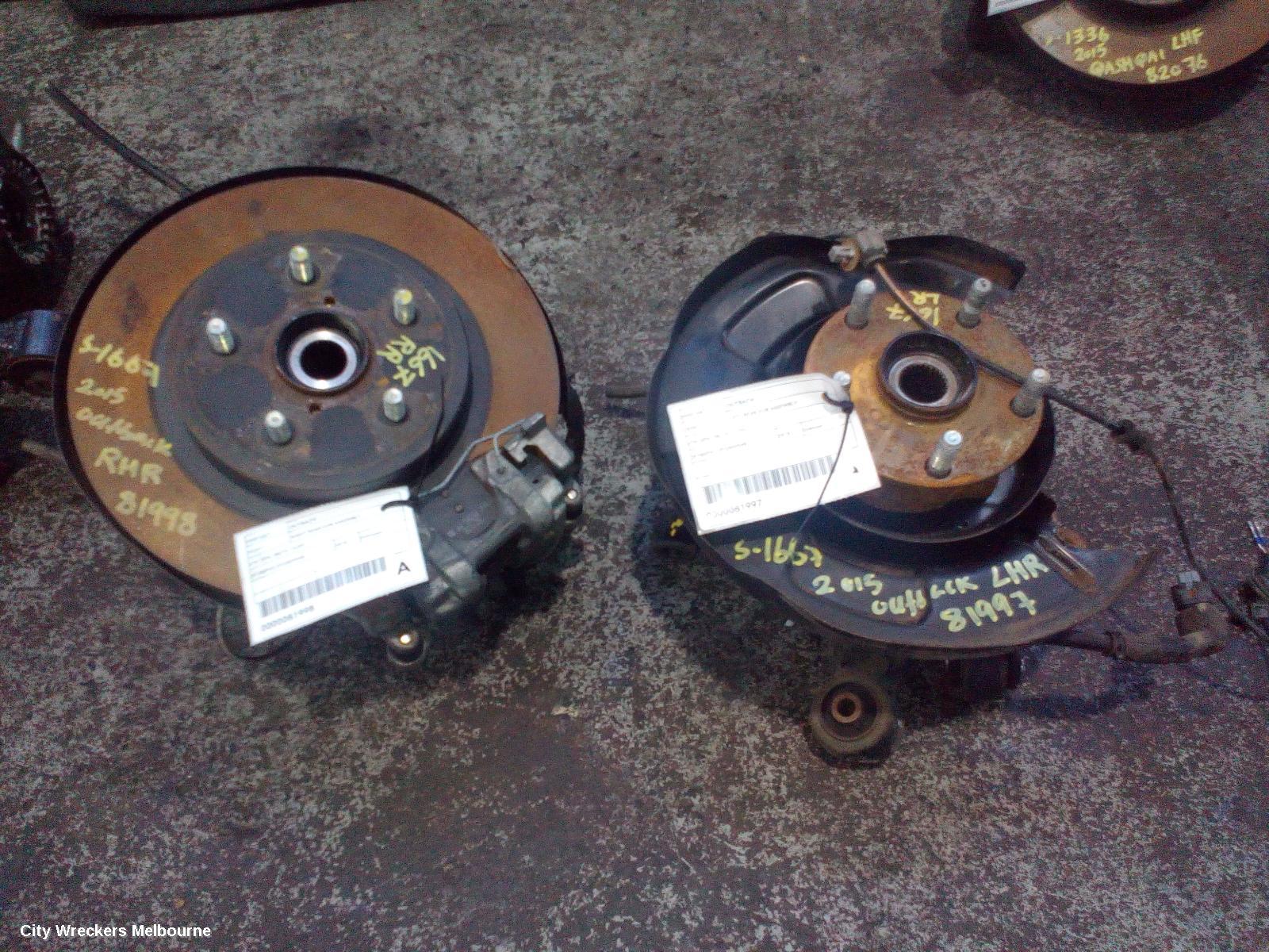 SUBARU OUTBACK LEFT REAR HUB ASSEMBLY, 6TH GEN, 08/2014 - 12/2020 - Image 2