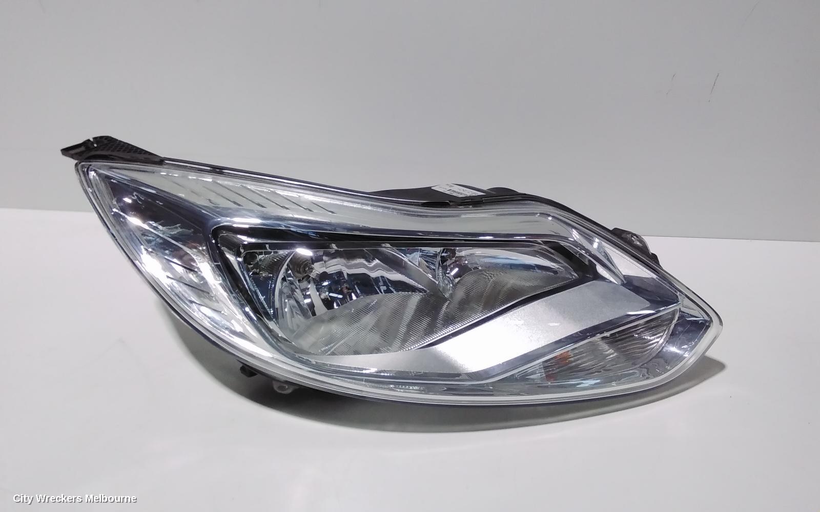 FORD FOCUS RIGHT HEADLAMP, LW, AMBIENTE/TREND, HALOGEN TYPE, CHROME INSERT, 08/2012 - 08/2015 - Image 1