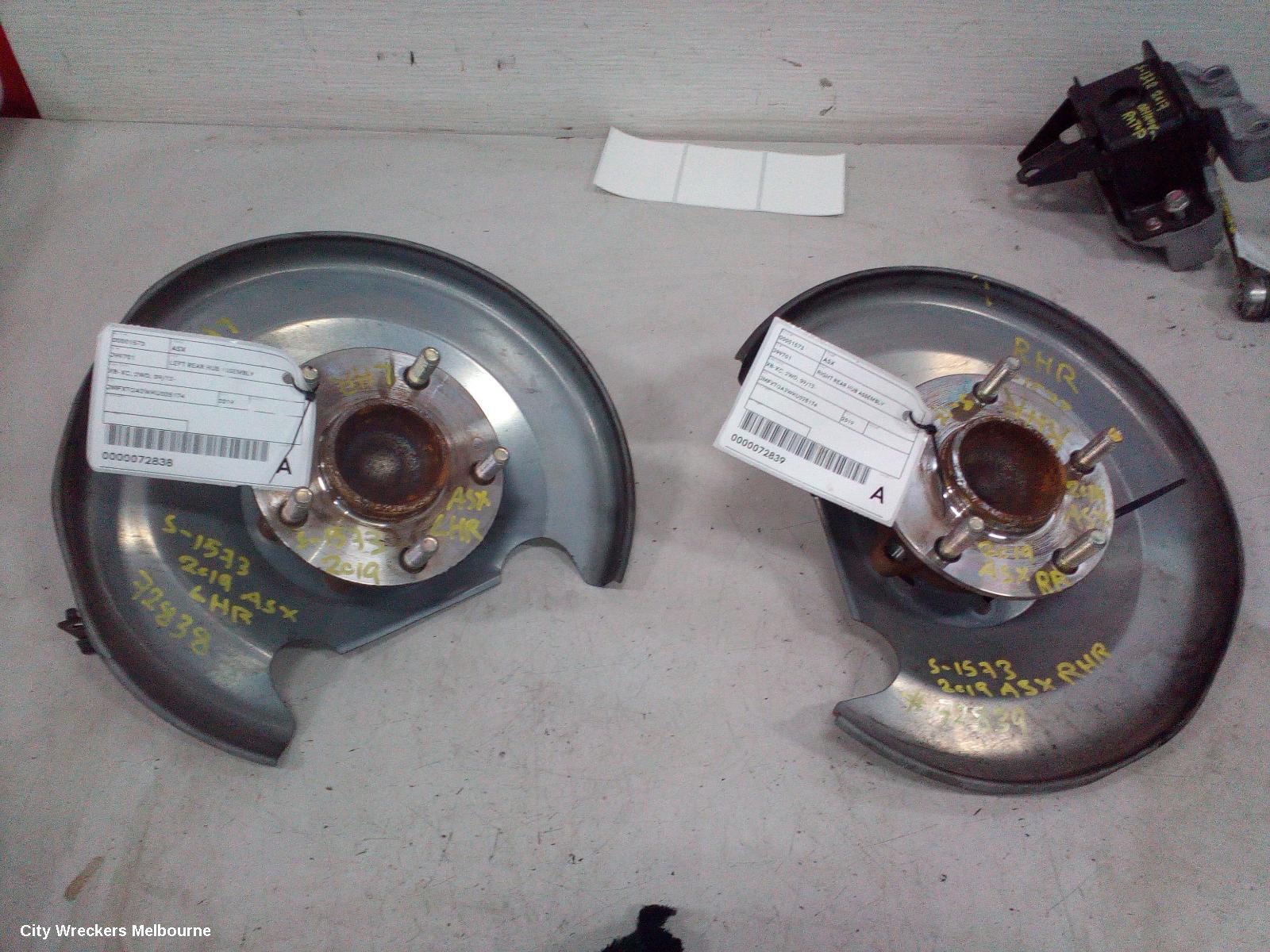 MITSUBISHI ASX LEFT REAR HUB ASSEMBLY, XB-XC, 2WD, 09/2012 ONWARDS - Image 3