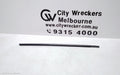 HONDA HRV DOOR MOULD, LHR DOOR BELT ~ BLACK: 109752, RV, 12/2021 ONWARDS - Image 1