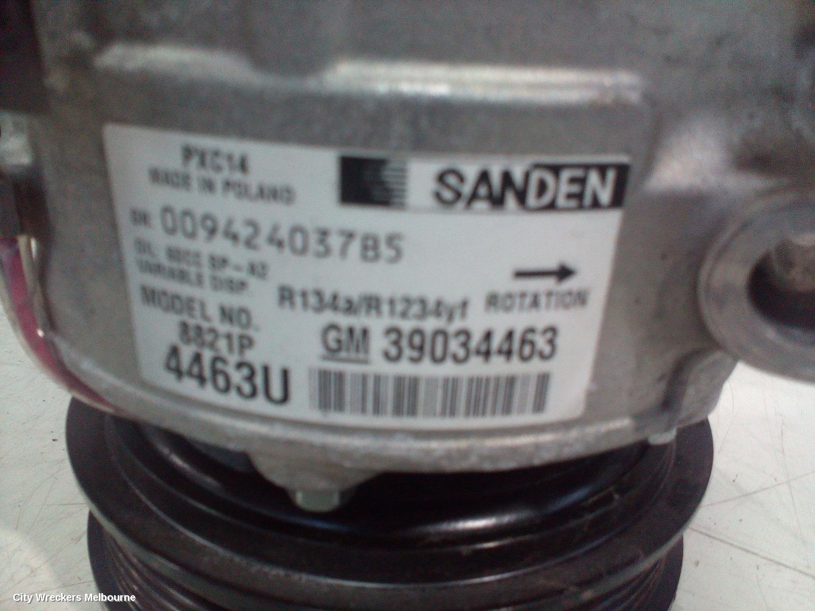 HOLDEN ASTRA A/C COMPRESSOR, BK-BL, 1.4, PETROL, 09/2016 - 12/2020 - Image 3