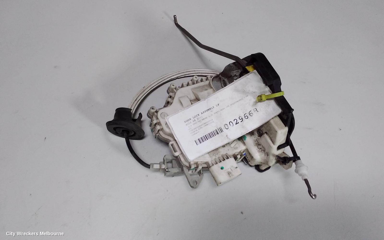 AUDI A6 DOOR/BOOT/GATE LOCK, LEFT FRONT DOOR LOCK, C6/4F, SEDAN/WAGON, 11/2004 - 06/2011 - Image 1