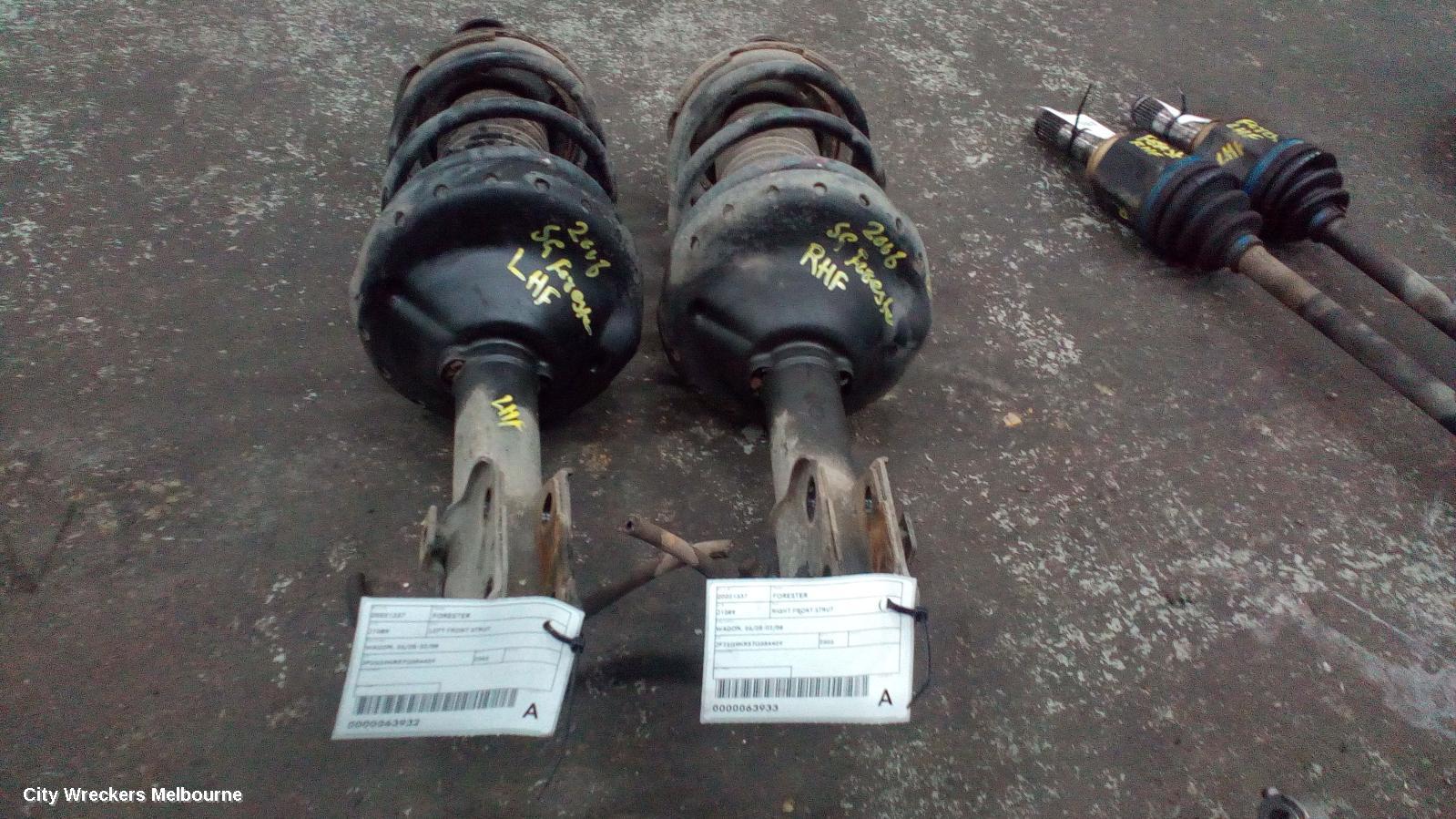 SUBARU FORESTER LEFT FRONT STRUT, WAGON, 06/2005 - 02/2008 - Image 2