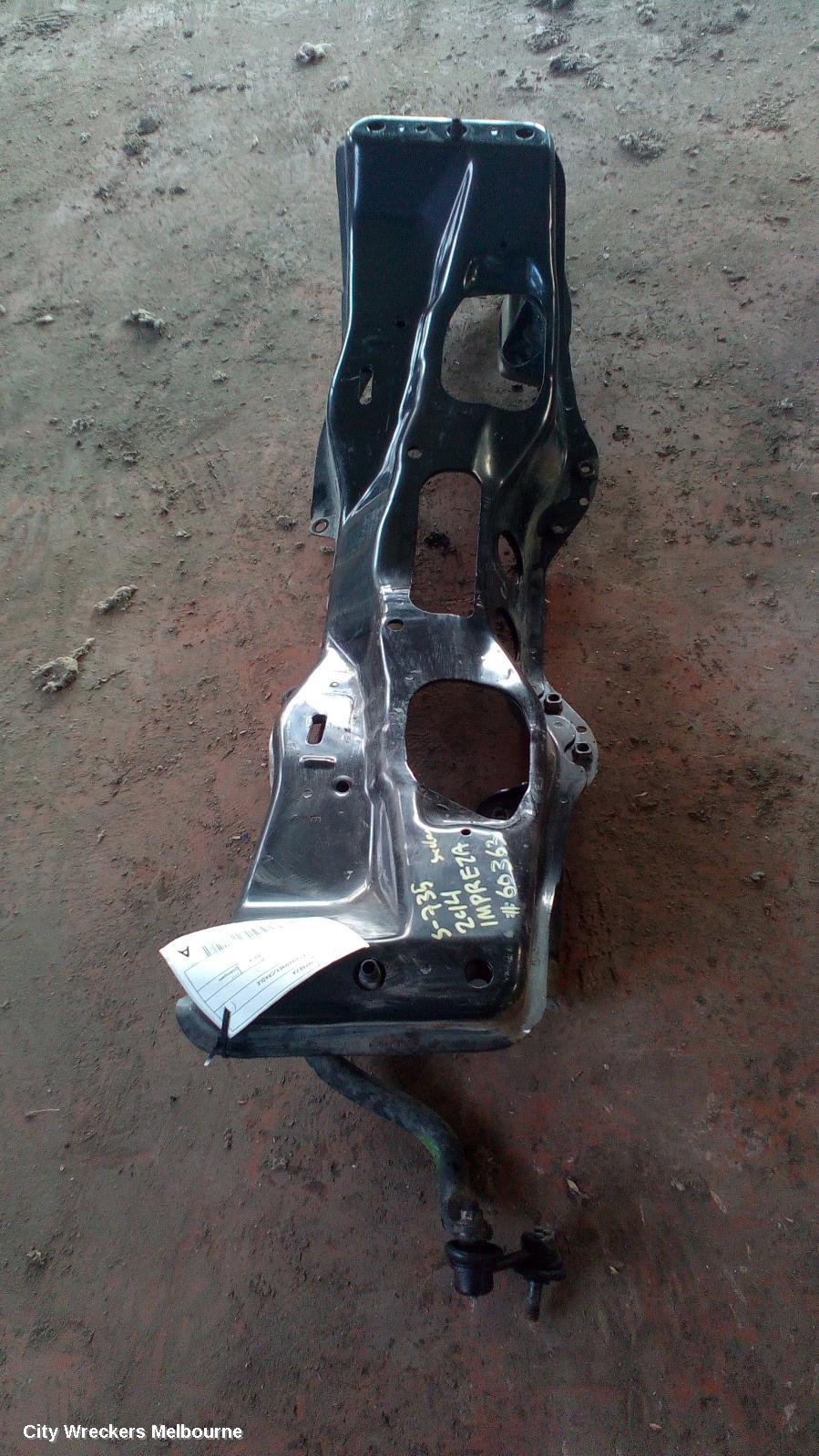 SUBARU IMPREZA FRT XMEMBER/CRADLE, ENGINE CROSSMEMBER, PETROL, 2.0, FB20, G4, 08/2011 - 03/2015 - Image 2