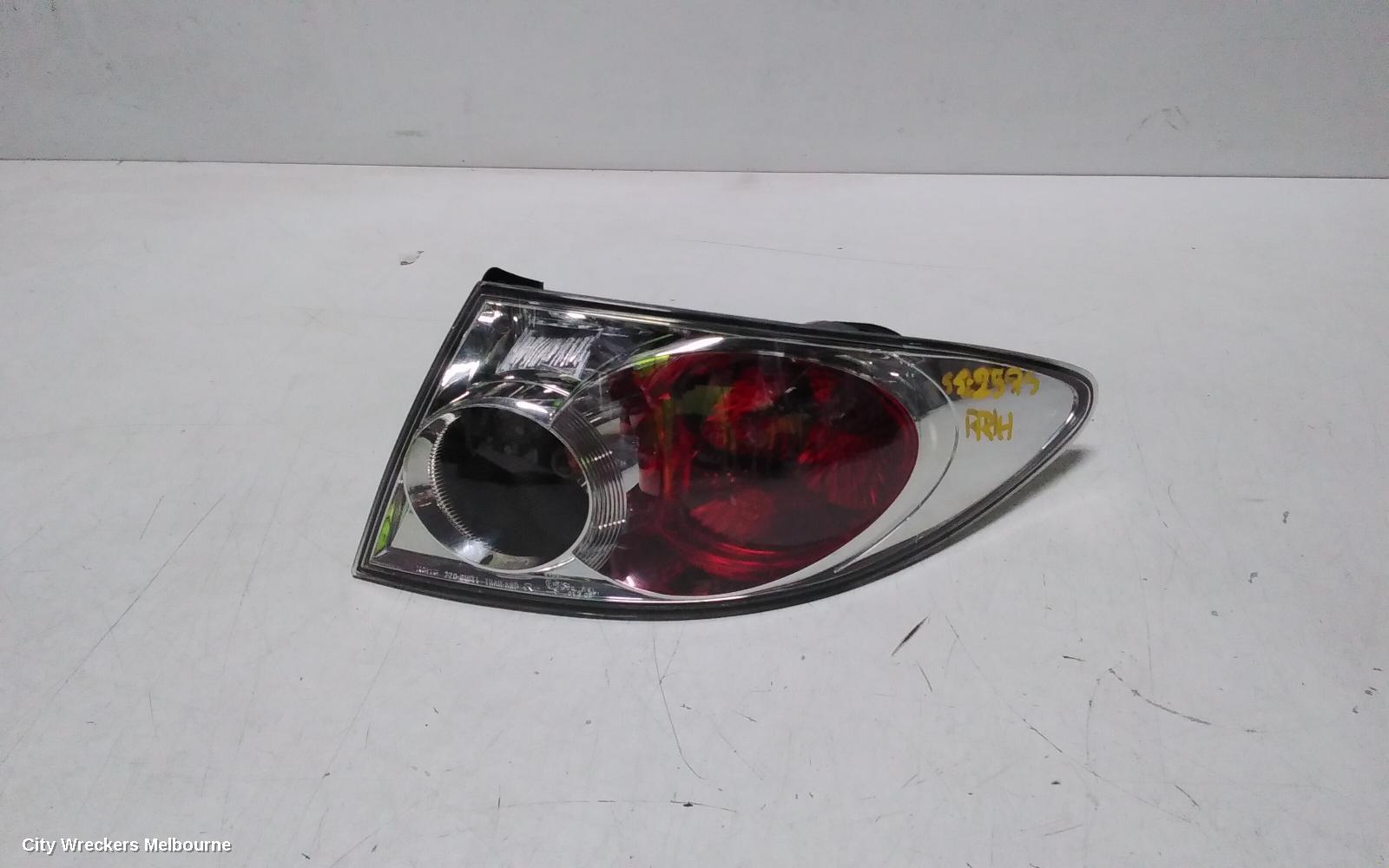 MAZDA 6 RIGHT TAILLIGHT, GG/GY, IN BODY, SEDAN/HATCH, SPORTS LUXURY, 08/2005 - 11/2007 - Image 1