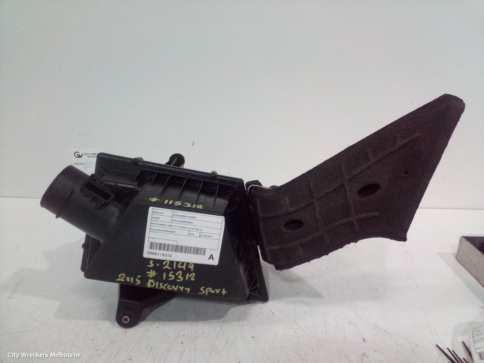 LAND ROVER DISCOVERY SPORT AIR CLEANER/BOX, AIR CLEANER, L550, 2.2, DIESEL, 01/2015 - 06/2016 - Image 1