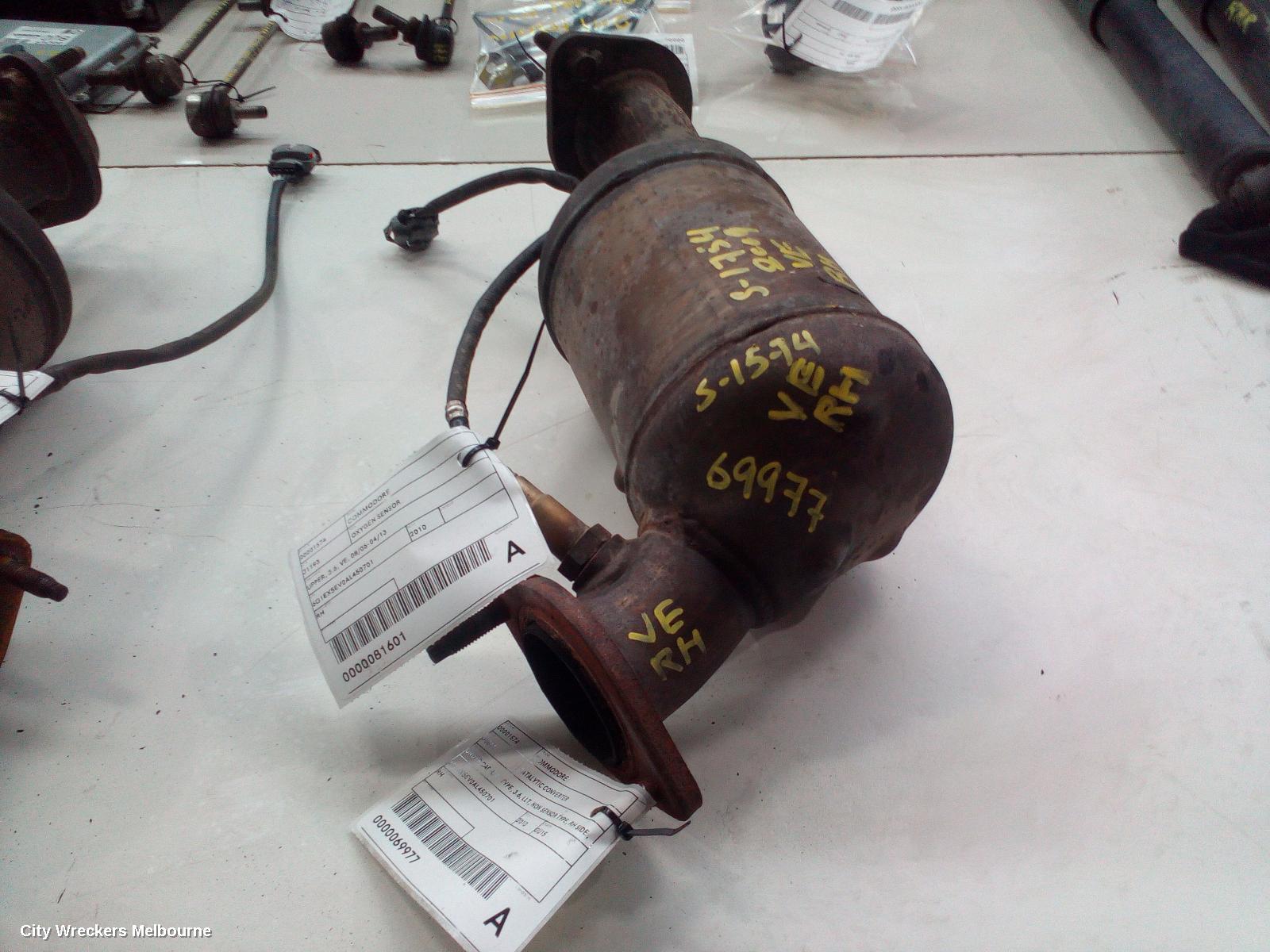 HOLDEN COMMODORE CATALYTIC CONVERTER, UNDER CAR-CAT TYPE, 3.6, LLT, NON SENSOR TYPE, RH SIDE, VE, 08/2009 - 04/2013 - Image 3
