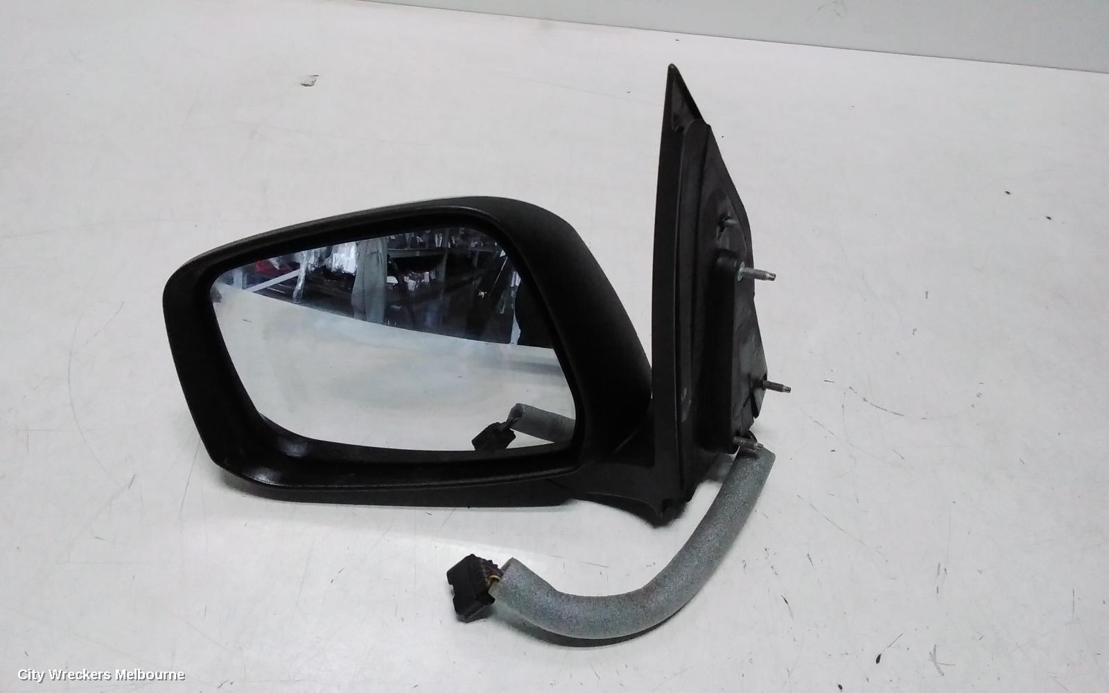 NISSAN NAVARA LEFT DOOR MIRROR, D40, POWER, COLOUR CODED, W/ INDICATOR TYPE, 09/2005 - 08/2015 - Image 1