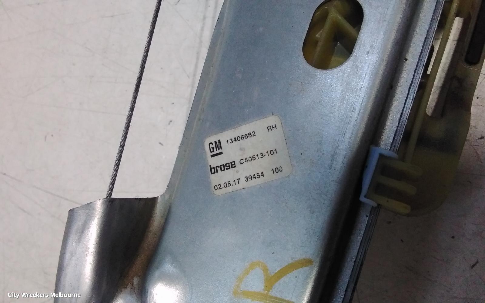 HOLDEN ASTRA RIGHT REAR WND REG/MOTOR, BK, DOOR REG ASSY (REG AND MOTOR), 5DR HATCH, 09/2016 - 12/2020 - Image 3