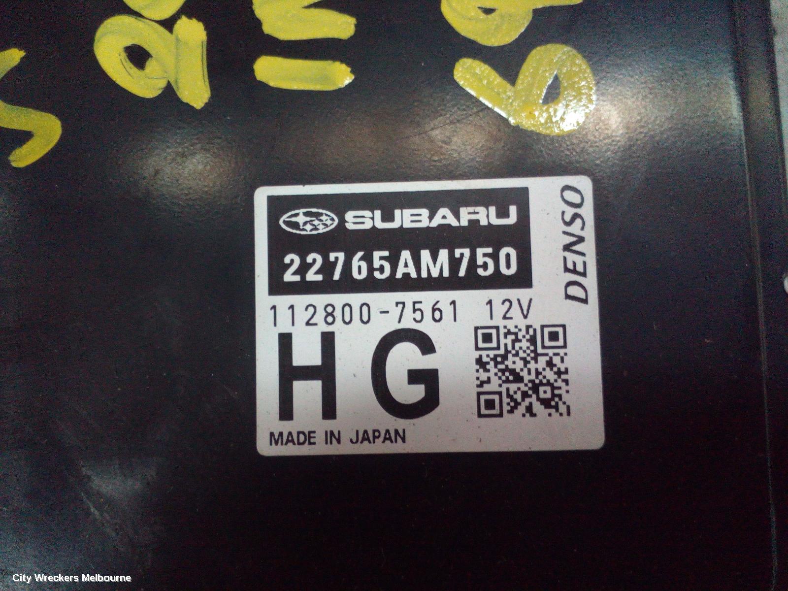 SUBARU IMPREZA ECU, ENGINE ECU, 2.0, PETROL, FB20, AUTO T/M, SEC SET (ECU/IMM/READER/KEY), G5, 11/2016 ONWARDS - Image 1