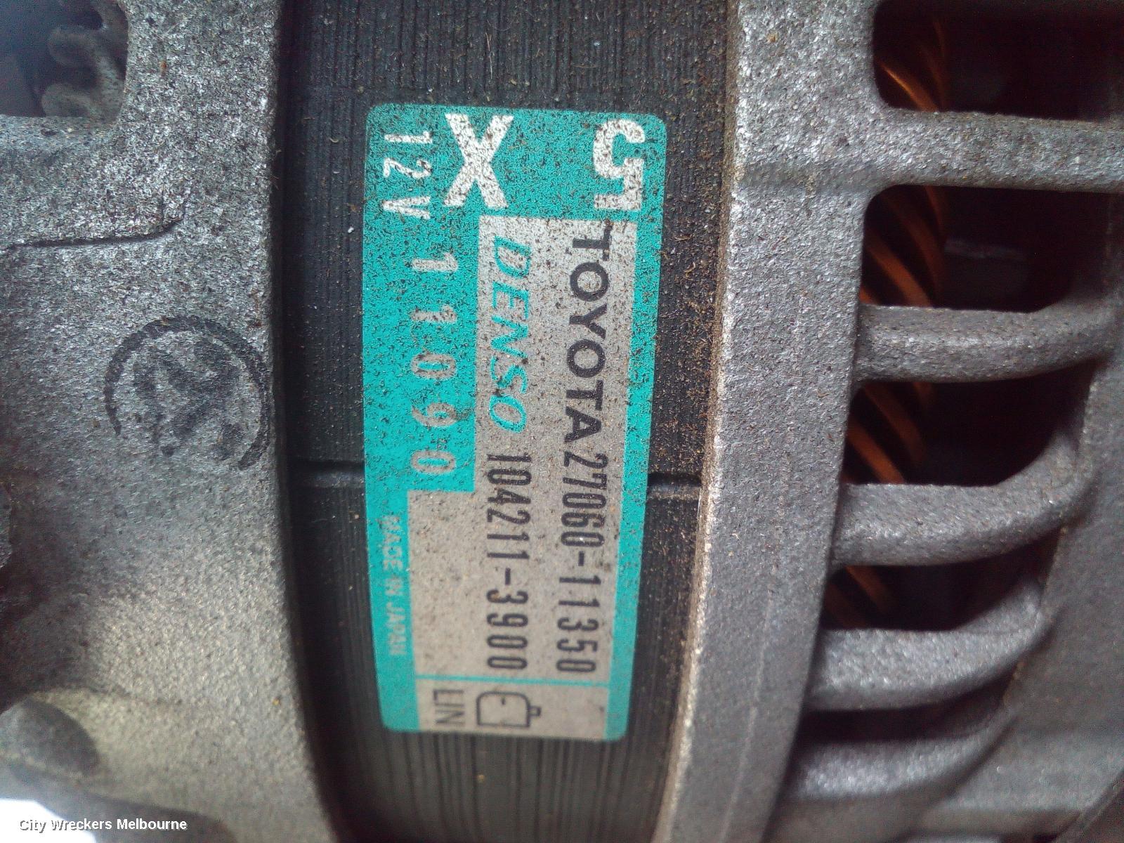 TOYOTA HIACE ALTERNATOR, DIESEL, 2.8, 1GD-FTV, 100 AMP, 300 SERIES, 04/2019 ONWARDS - Image 2