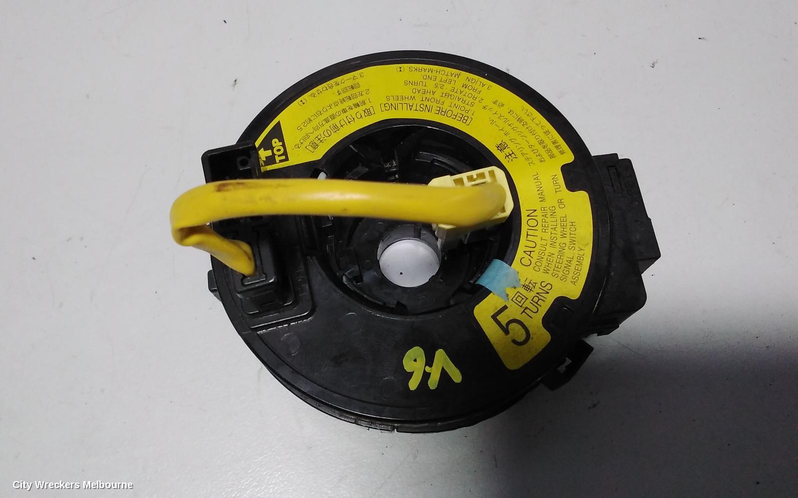 TOYOTA CAMRY AIRBAG MODULE/SENSOR, CLOCKSPRING, SK36, W/ CONTROLS ON STEERING WHEEL, YELLOW PLUG TYPE, 08/2002 - 05/2006 - Image 2