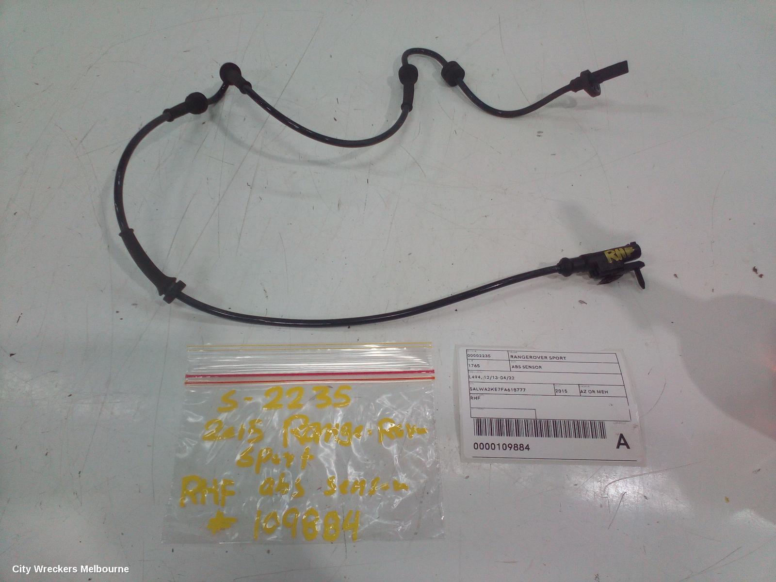 LAND ROVER RANGEROVER SPORT ABS SENSOR, L494, 12/2013 - 04/2022 - Image 2