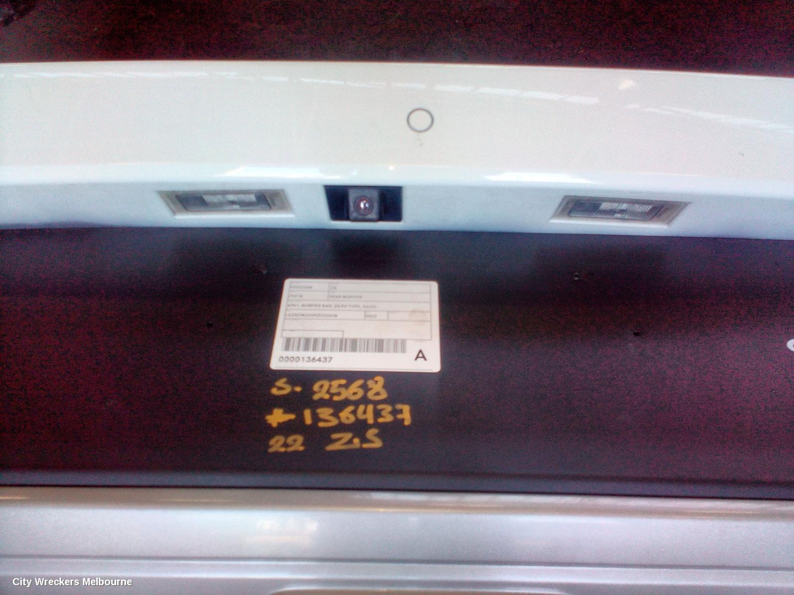MG ZS REAR BUMPER, AZS1, BUMPER BAR, ZS EV TYPE, 06/2022 ONWARDS - Image 3