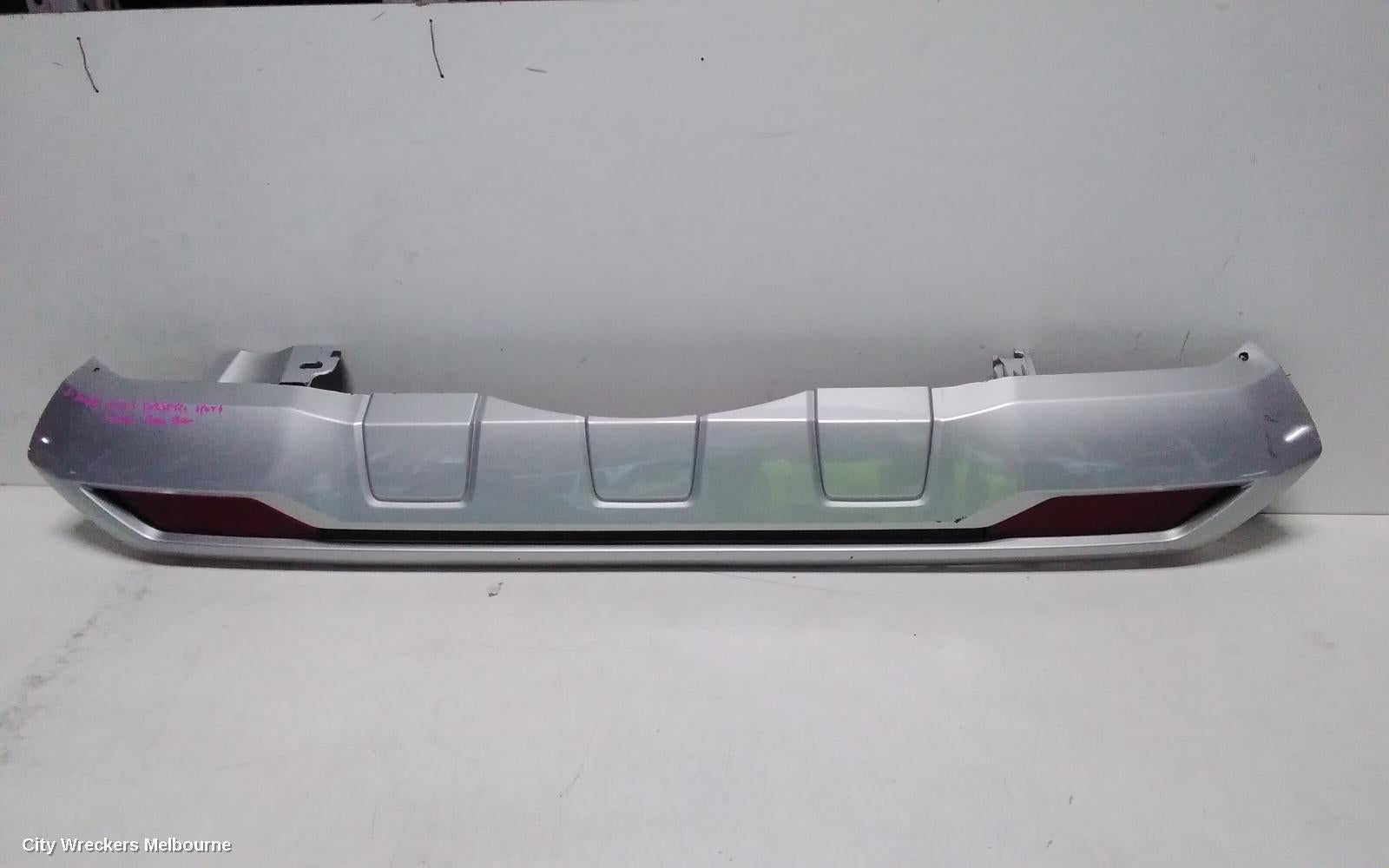 MITSUBISHI PAJERO REAR BUMPER, BUMPER BAR LOWER MOULDING, PAJERO SPORT, QF, SILVER, 11/2019 - 02/2024 - Image 3