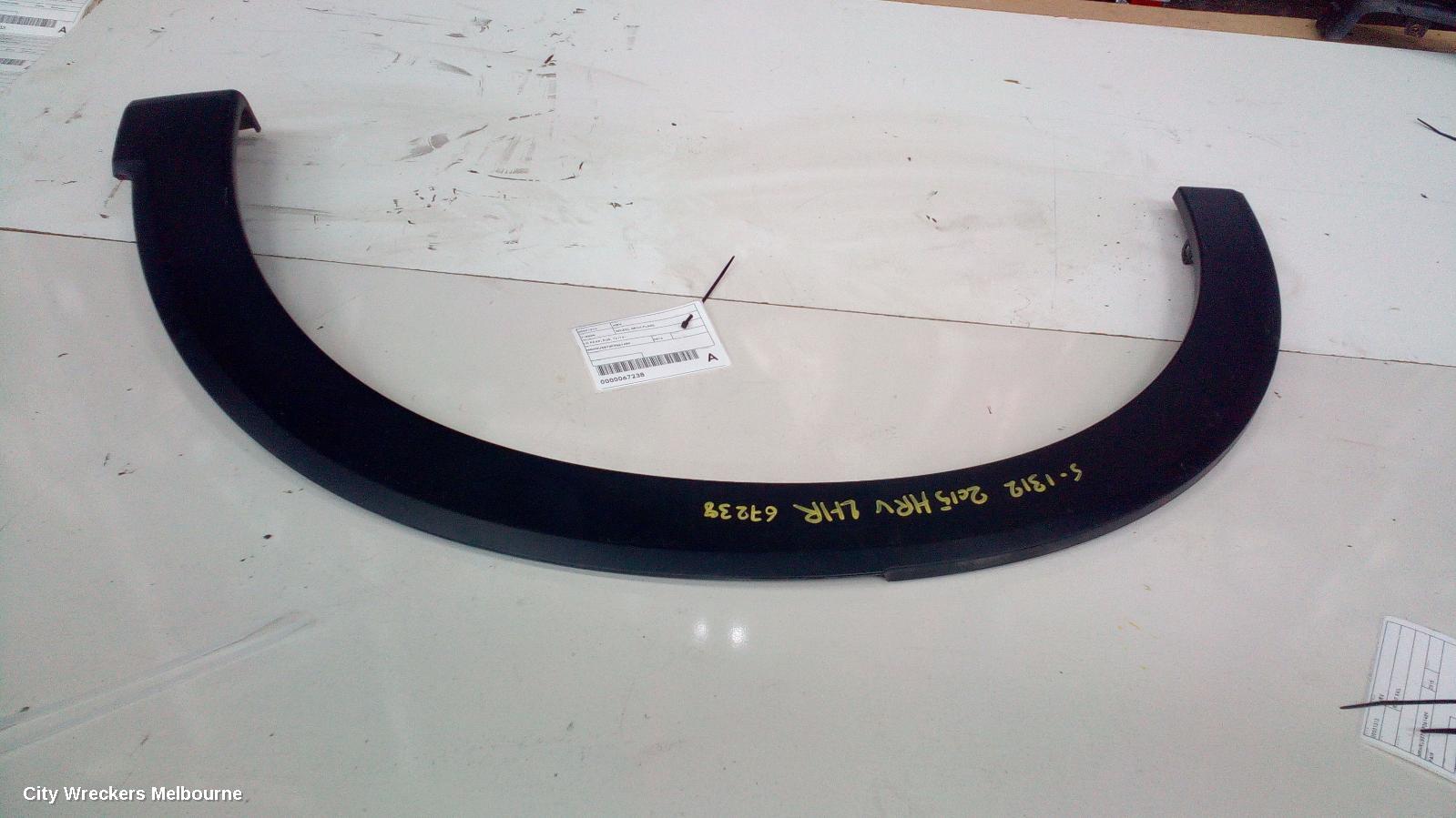 HONDA HRV WHEEL ARCH FLARE, LH REAR, RU5, 12/2014 ONWARDS - Image 2