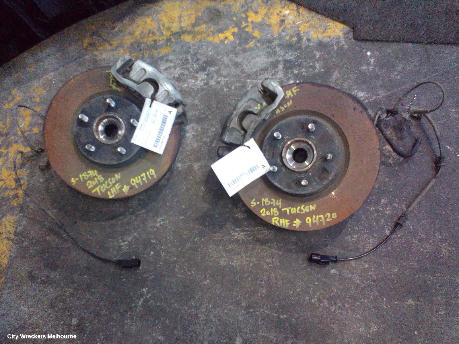 HYUNDAI TUCSON LEFT FRONT HUB ASSEMBLY, TL, FWD, 07/2015 - 06/2018 - Image 3