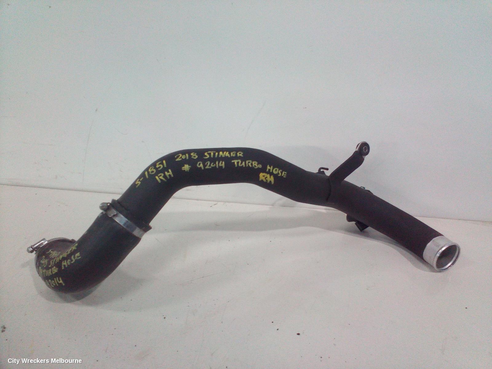 KIA STINGER, CK, 06/2017 - 04/2023, RH TURBO HOSE : 92014 - Image 2