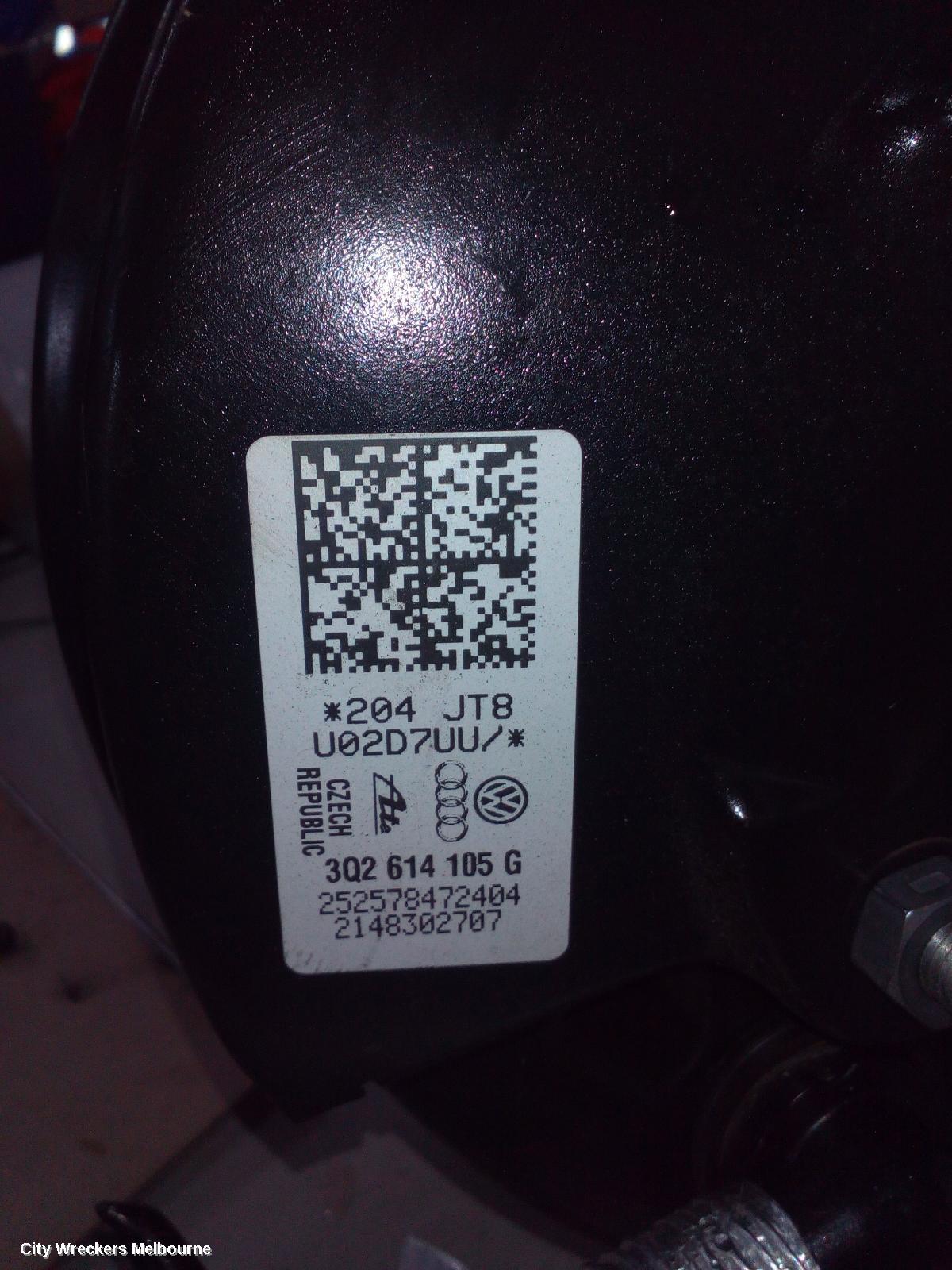 VOLKSWAGEN TIGUAN BRAKE BOOSTER, PETROL, 2.0, TURBO, 5NA, 06/2016 ONWARDS - Image 3