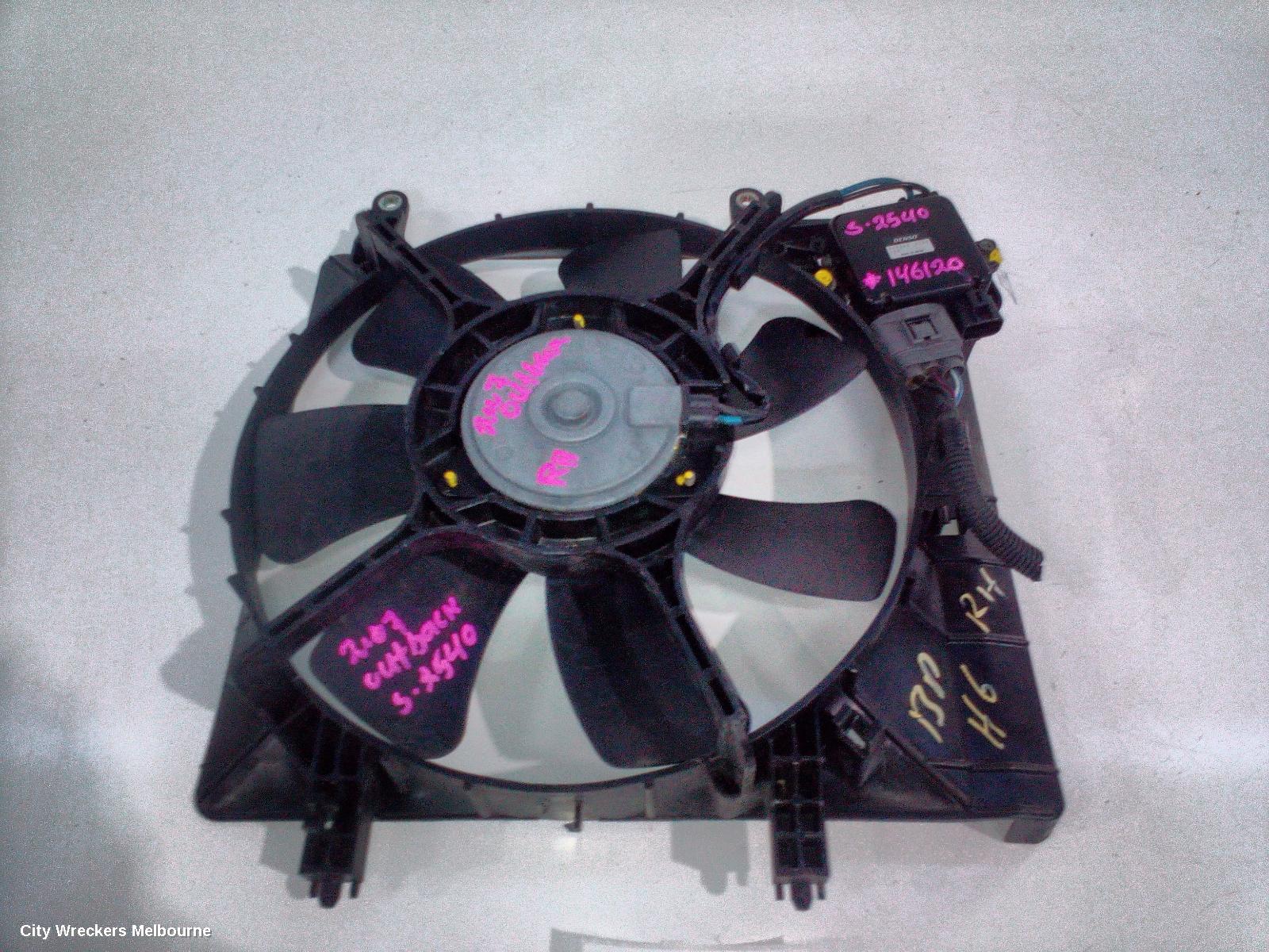 SUBARU OUTBACK FAN, A/C FAN (RH - DRIVERS SIDE), 3.0, EZ30, 4TH GEN, 7 BLADES, 07/2003 - 08/2009 - Image 2