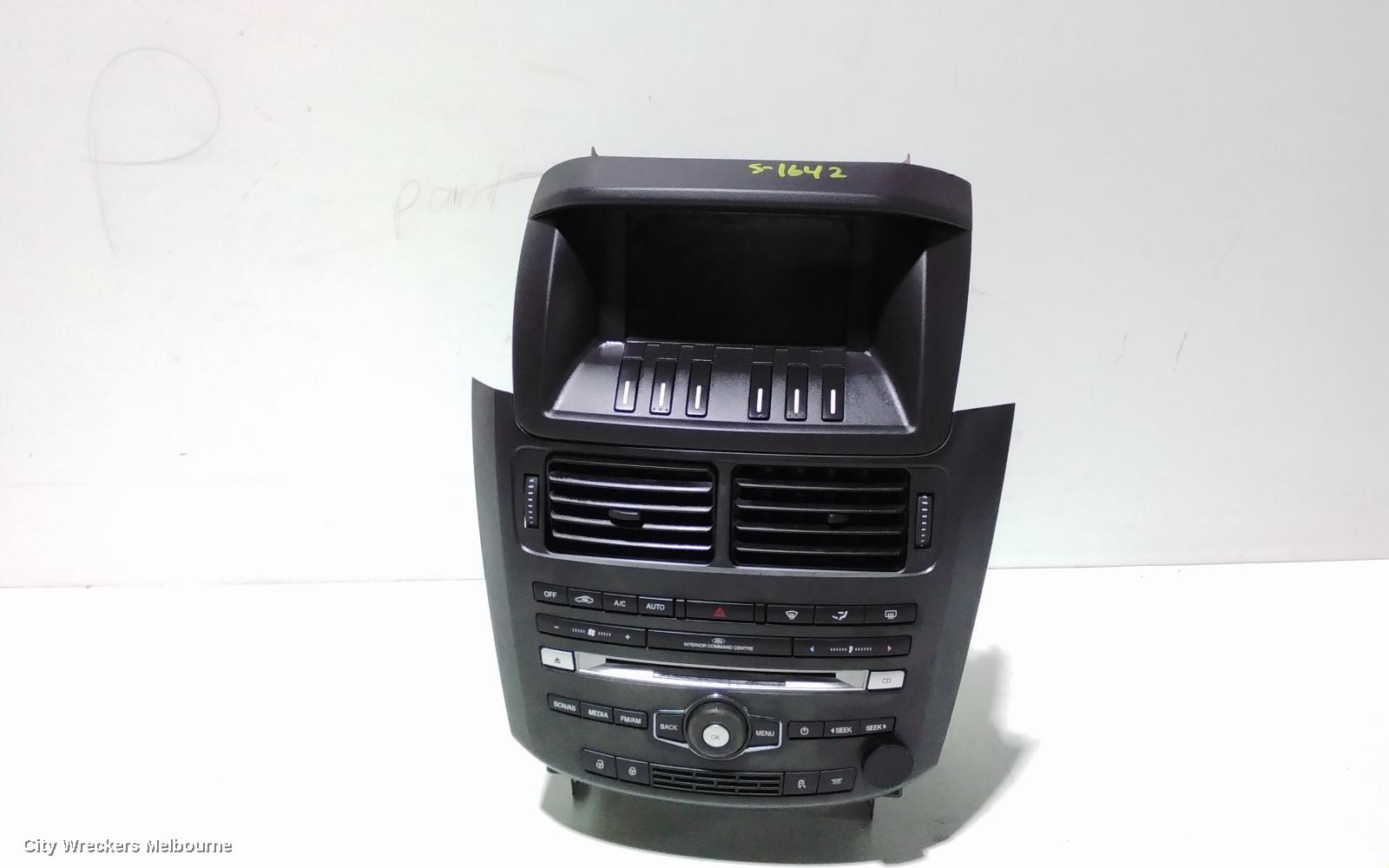 FORD TERRITORY RADIO/CD/DVD/SAT/TV, SZ MKI-MKII, CONTROL PANEL, STANDARD, BLACK FACE (SILVER BUTTON), 04/2011 - 12/2016 - Image 2