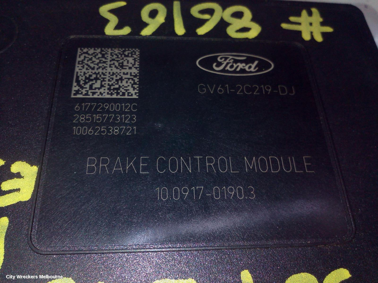 FORD ESCAPE ABS PUMP/MODULATOR, ZG, P/N GV612C405CJ, 09/2016 - 05/2020 - Image 3