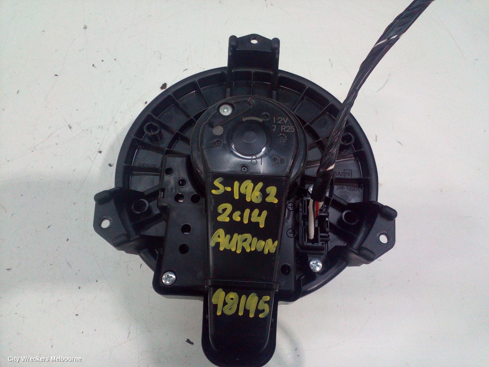 TOYOTA AURION HEATER FAN MOTOR, GSV50R, 02/2012 - 08/2017 - Image 2