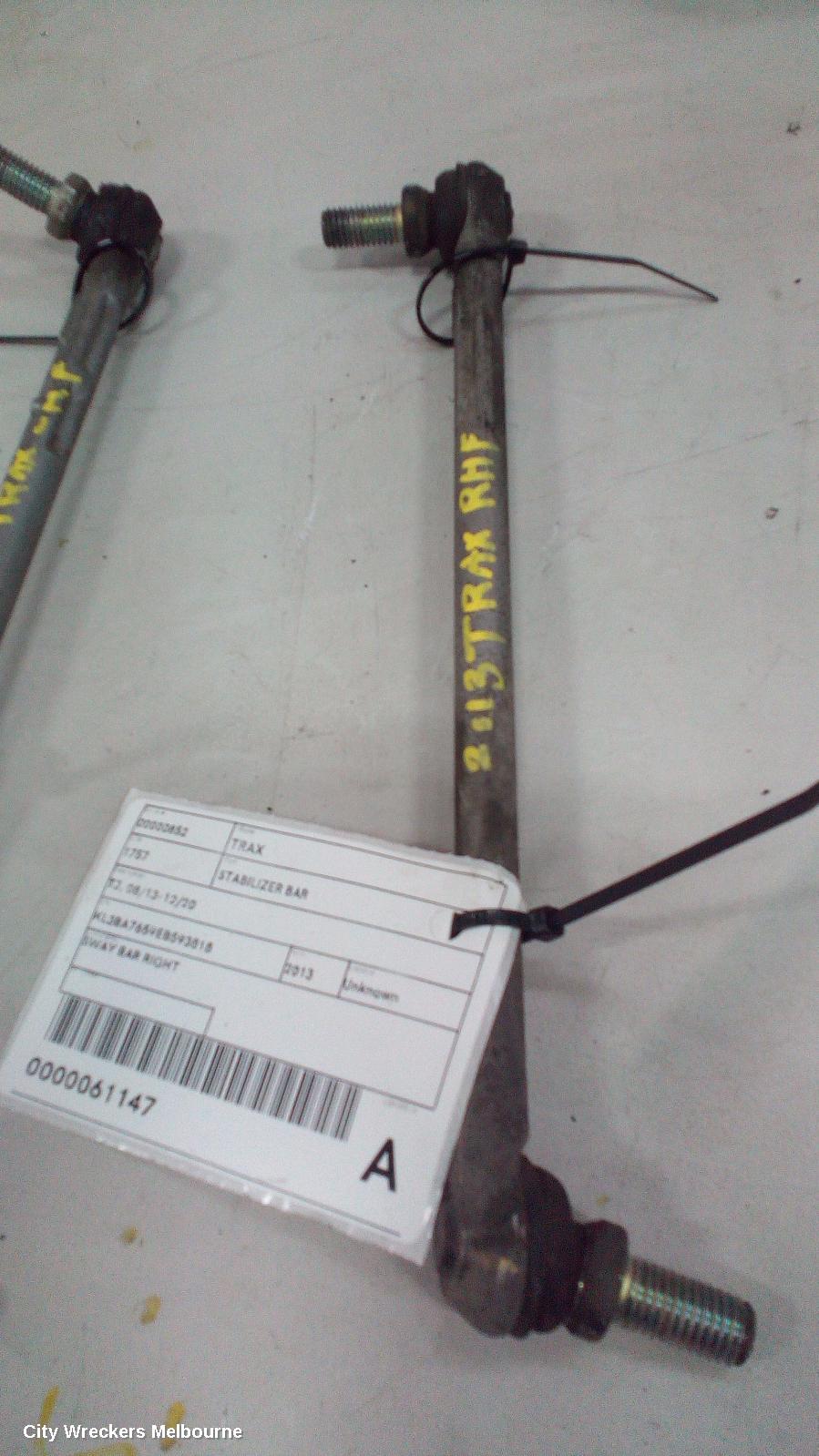 HOLDEN TRAX STABILISER BAR, TJ, 08/2013 - 12/2020 - Image 1