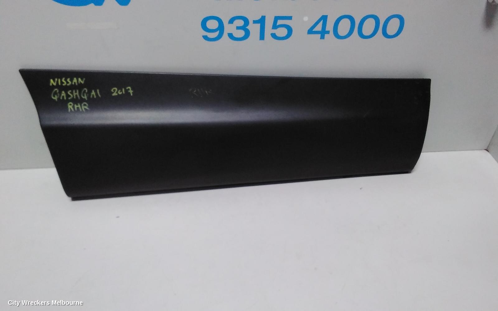 NISSAN QASHQAI DOOR MOULD, RHR DOOR MOULD: 65771, RH REAR, J11, 06/2014 - 07/2021 - Image 2
