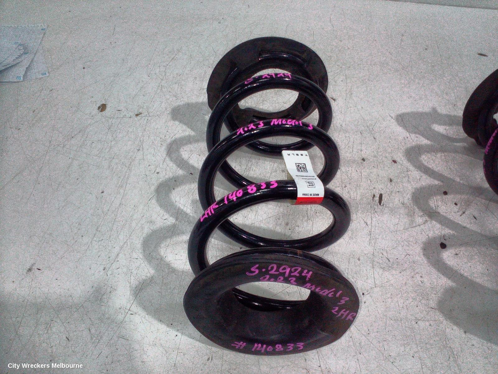 TESLA MODEL 3 REAR COIL SPRING, 1ST GEN, 06/2019 ONWARDS - Image 2