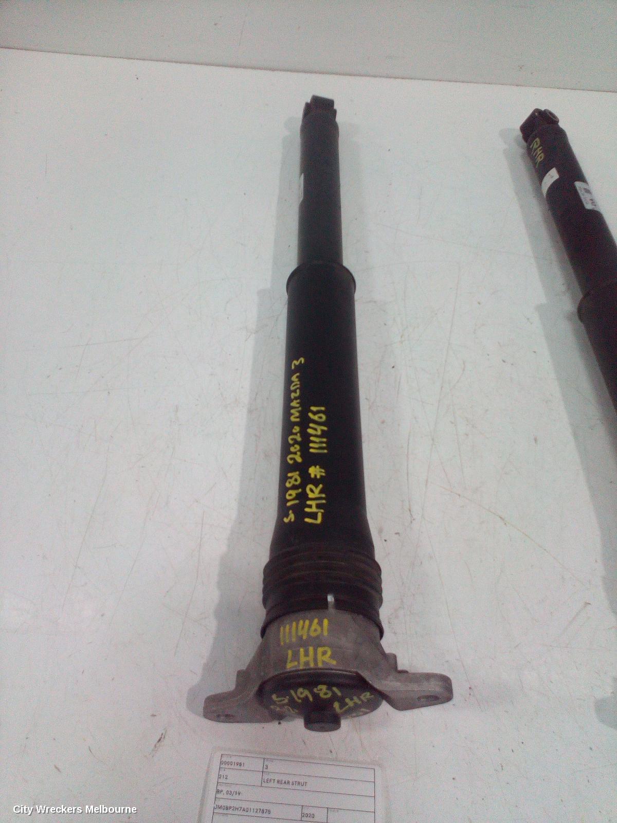 MAZDA 3 LEFT REAR STRUT, BP, 03/2019 ONWARDS - Image 3