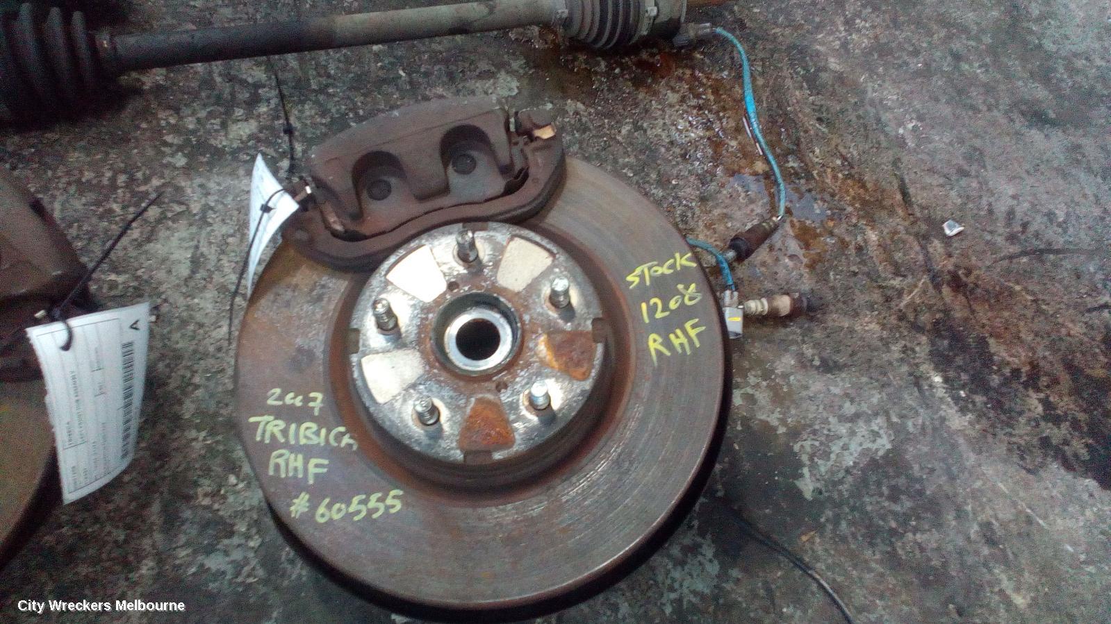 SUBARU TRIBECA RIGHT FRONT HUB ASSEMBLY, B9, 10/2006 - 01/2014 - Image 3