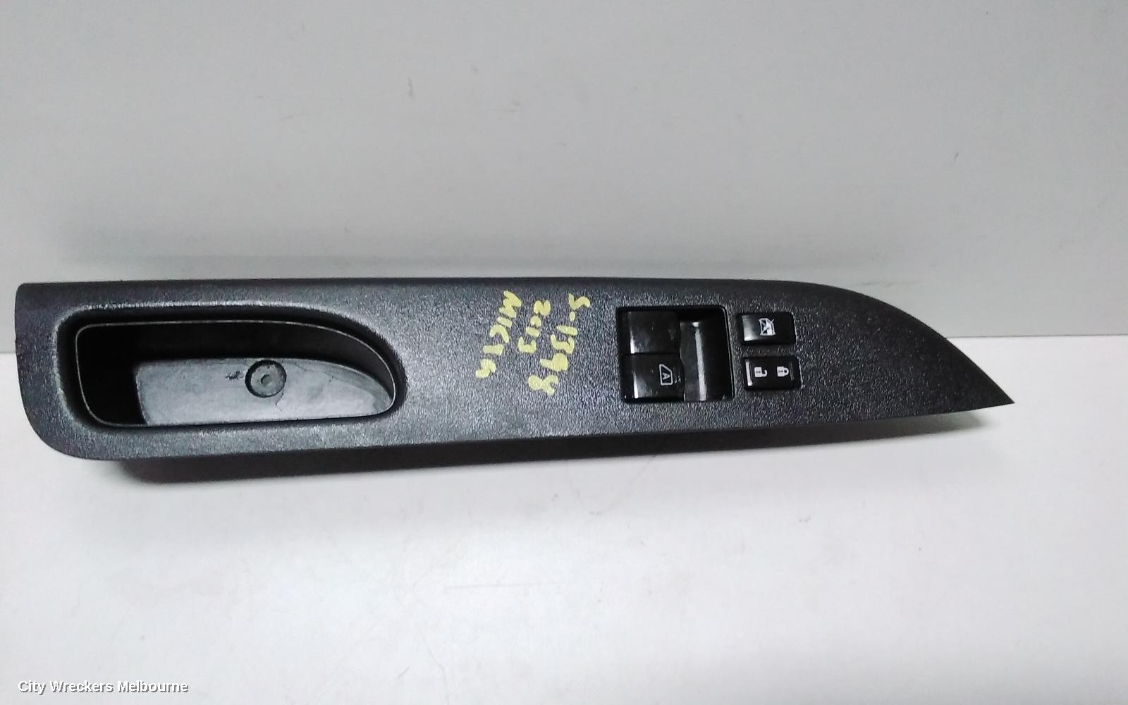 NISSAN MICRA PWR DR WIND SWITCH, RH FRONT, MASTER FRONT DOORS ONLY, K13, 11/2010 - 12/2016 - Image 2