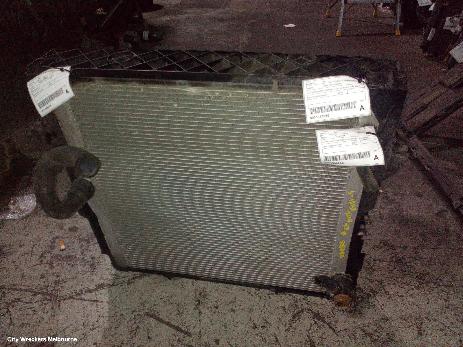 BMW X5 RADIATOR, PRIMARY RADIATOR (CLOSEST TO ENGINE), 3.0, DIESEL, M57N2/N57/N57S, E70, 01/2007 - 08/2013 - Image 1