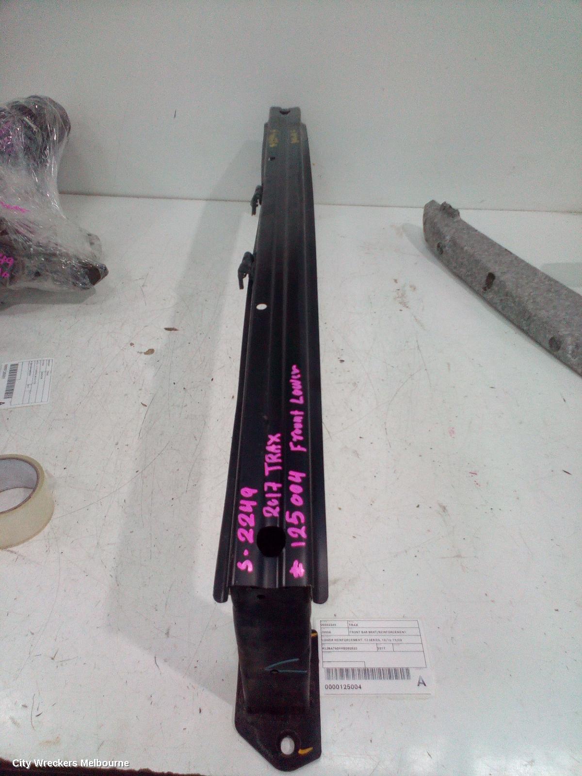 HOLDEN TRAX F/BAR REINFORC/BRACK, LOWER REINFORCEMENT, TJ SERIES, 10/2016 - 12/2020 - Image 2
