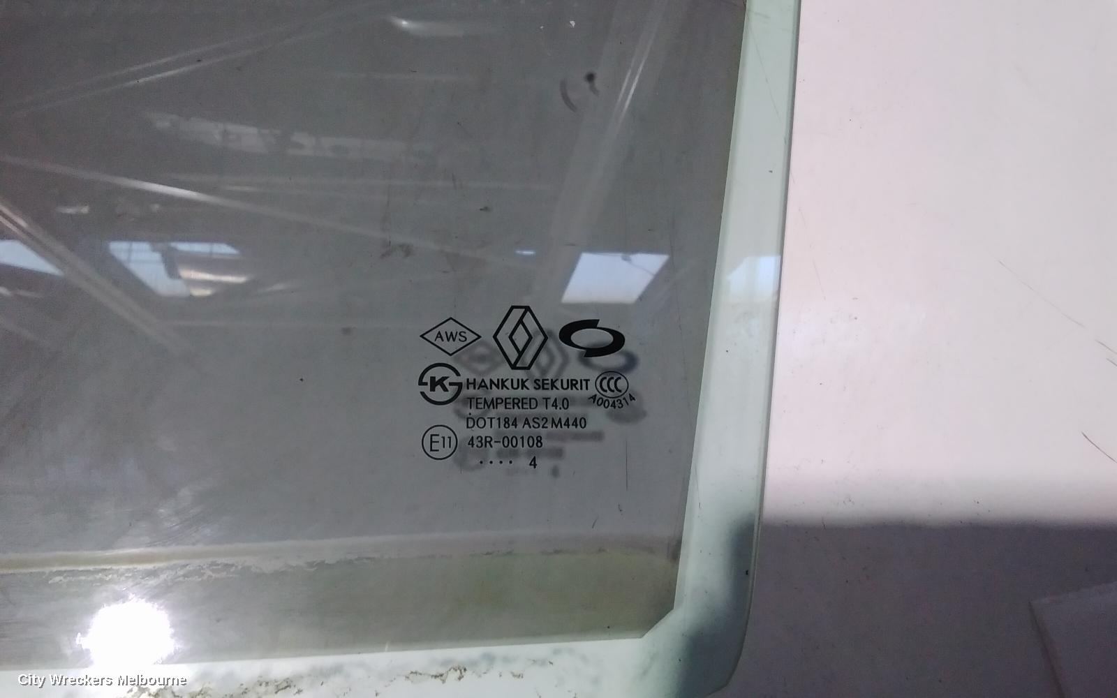RENAULT KALEOS LEFT FRONT DOOR WINDOW, H45, WAGON, 09/2008 - 04/2016 - Image 2