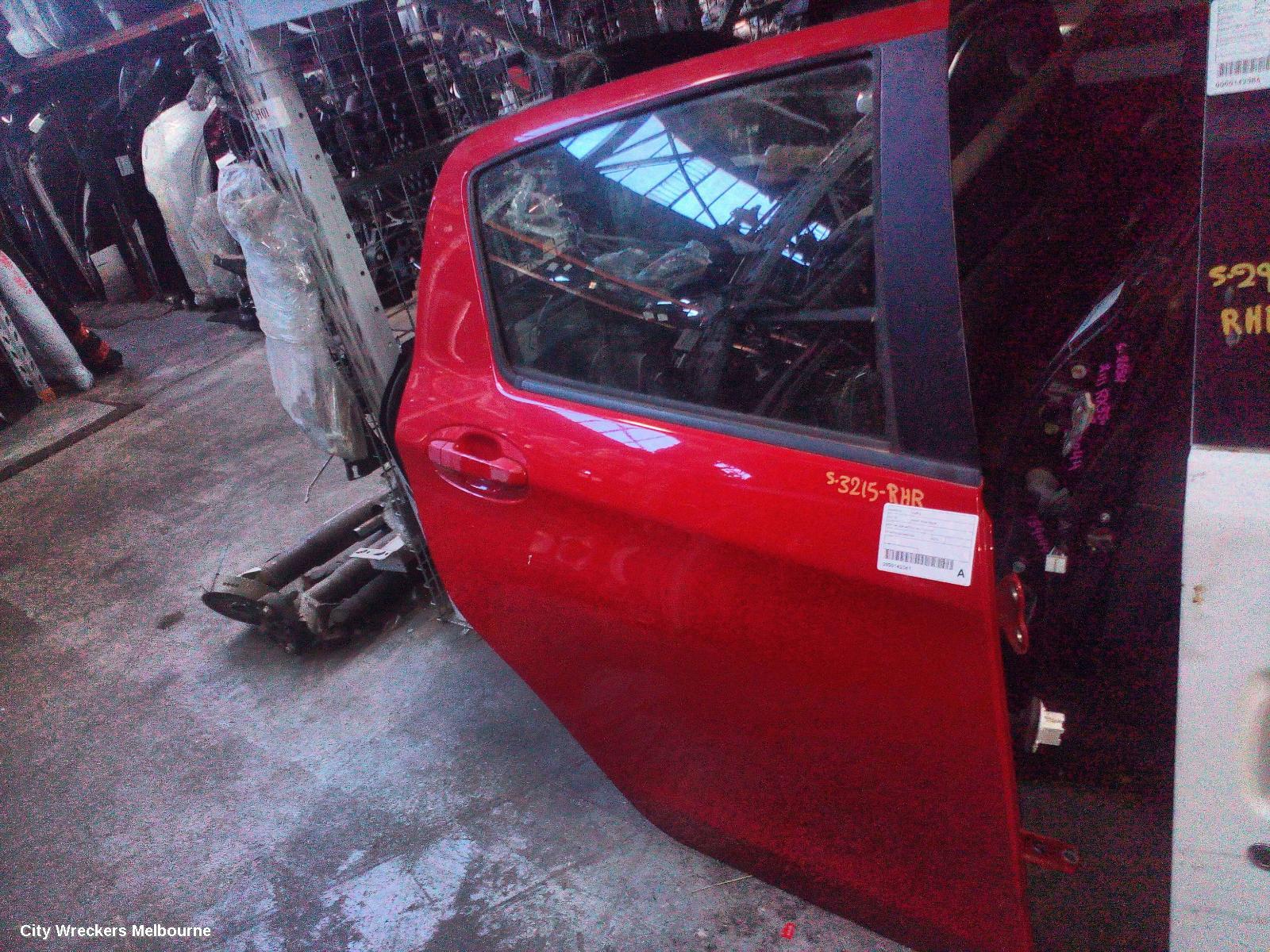 TOYOTA YARIS RIGHT REAR DOOR, NCP13#, 5DR HATCH, 08/2011 - 01/2020 - Image 1