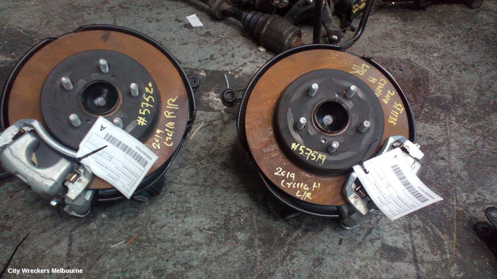 TOYOTA COROLLA RIGHT REAR HUB ASSEMBLY, E210, AISIN BRAND, 07/2018 ONWARDS - Image 1