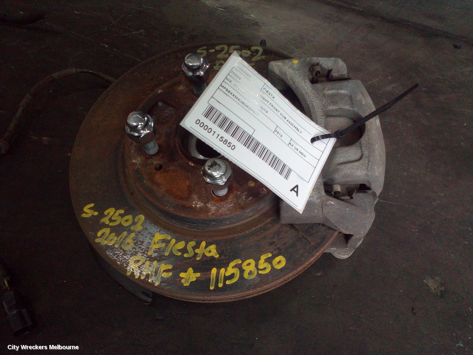 FORD FIESTA RIGHT FRONT HUB ASSEMBLY, WZ, ST TYPE, 07/2013 - 12/2019 - Image 2