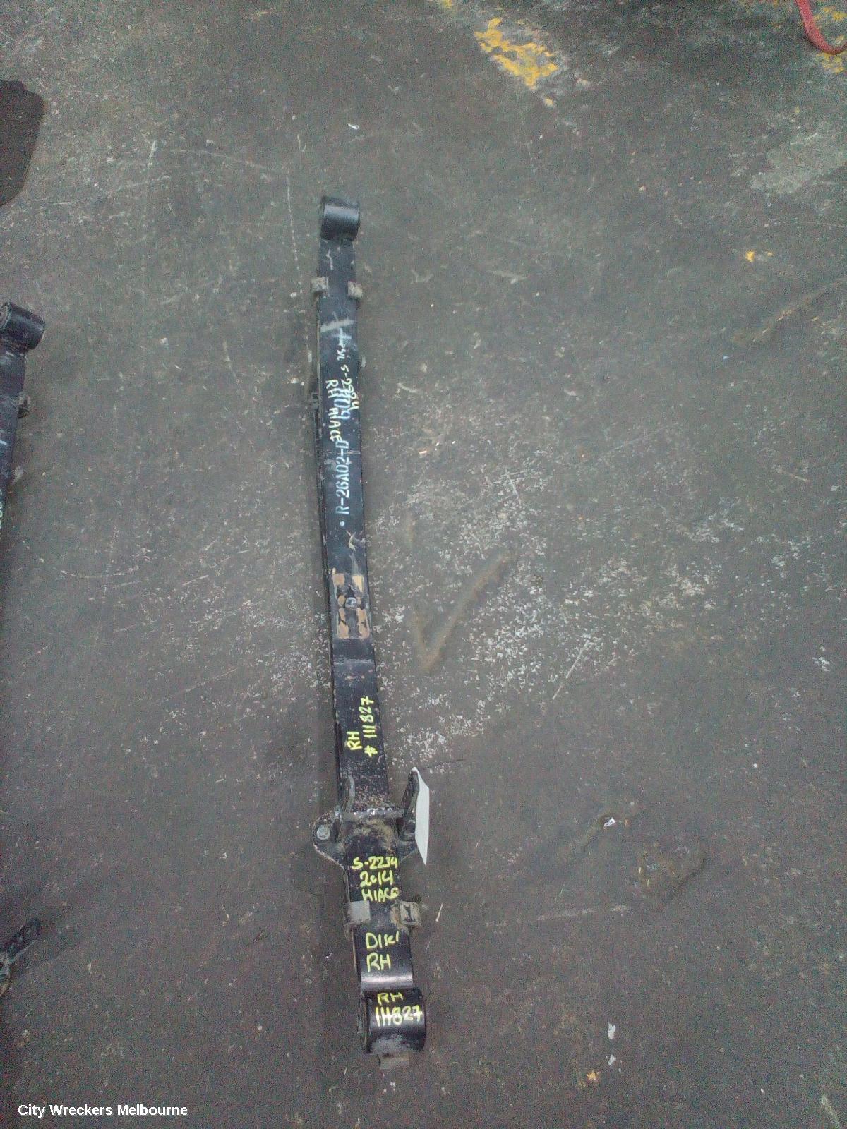 TOYOTA HIACE REAR LEAF SPRING, TRH/KDH, LWB/SWB, RH SIDE, 03/2005 - 04/2019 - Image 1