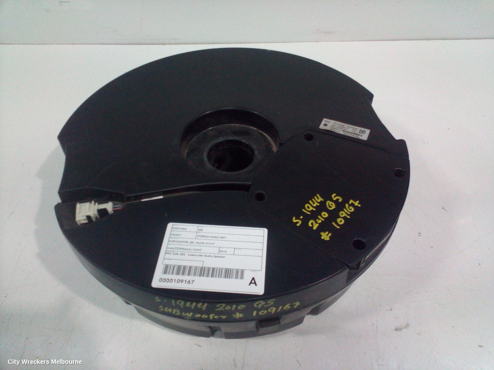 AUDI Q5 SPEAKER, SUBWOOFER, 8R, 12/2008 - 01/2017 - Image 1