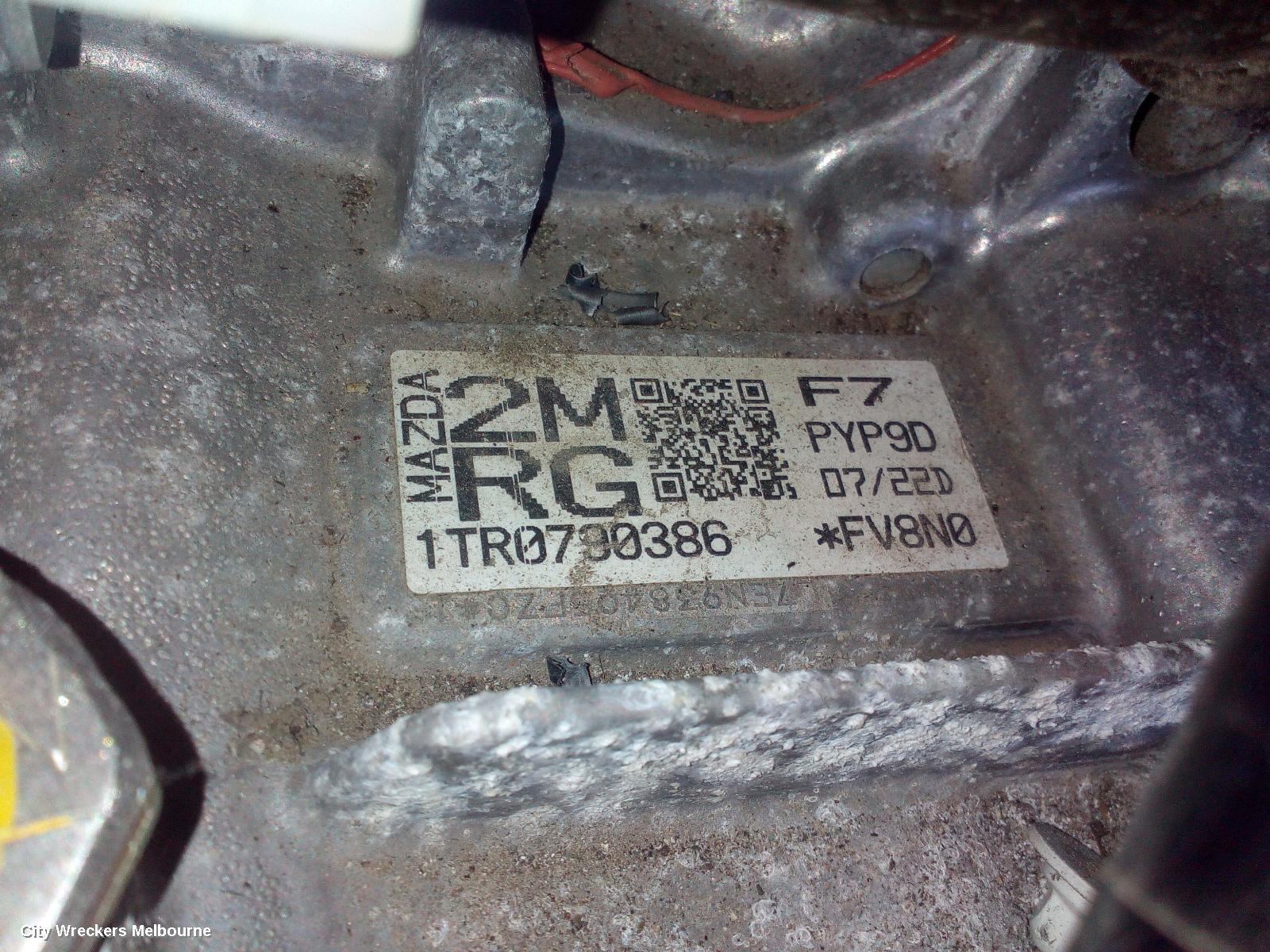 MAZDA CX5 TRANS/GEARBOX, AUTO, AWD, PETROL, 2.5, PY-VPR, W/ TRANSFER CASE, KF, 02/2017 ONWARDS - Image 2