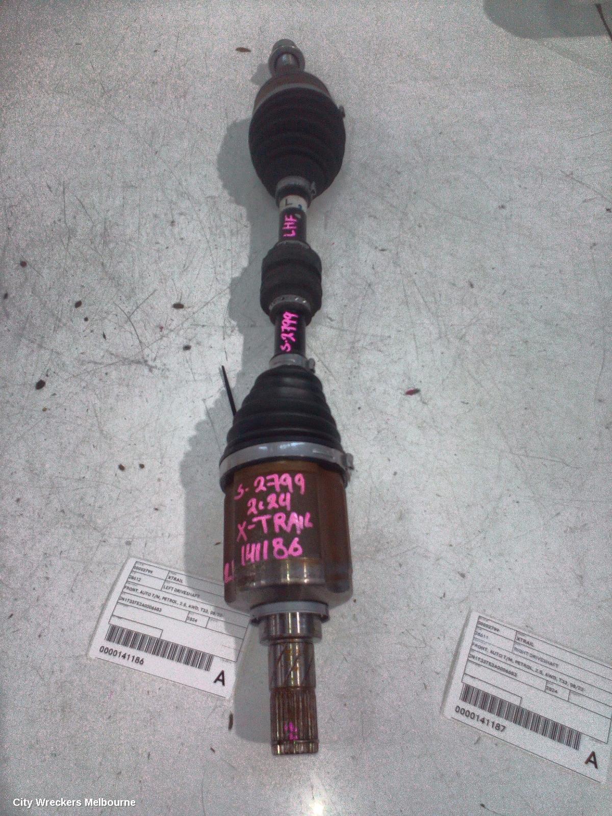 NISSAN XTRAIL LEFT DRIVESHAFT, FRONT, AUTO T/M, PETROL, 2.5, AWD, T33, 08/2022 ONWARDS - Image 1