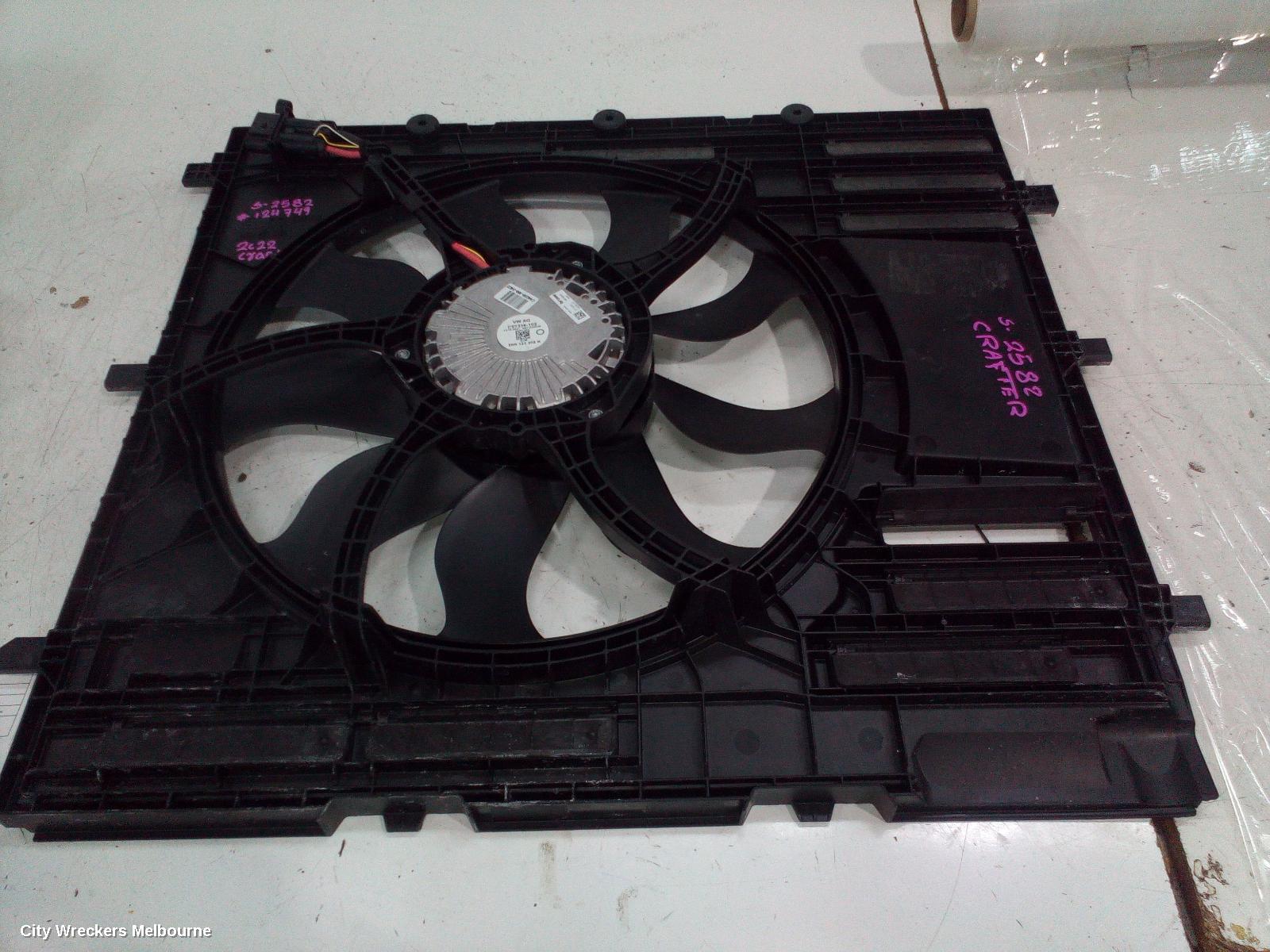VOLKSWAGEN CRAFTER FAN, RADIATOR FAN, DIESEL, 850W, SY1, 08/2017 ONWARDS - Image 2