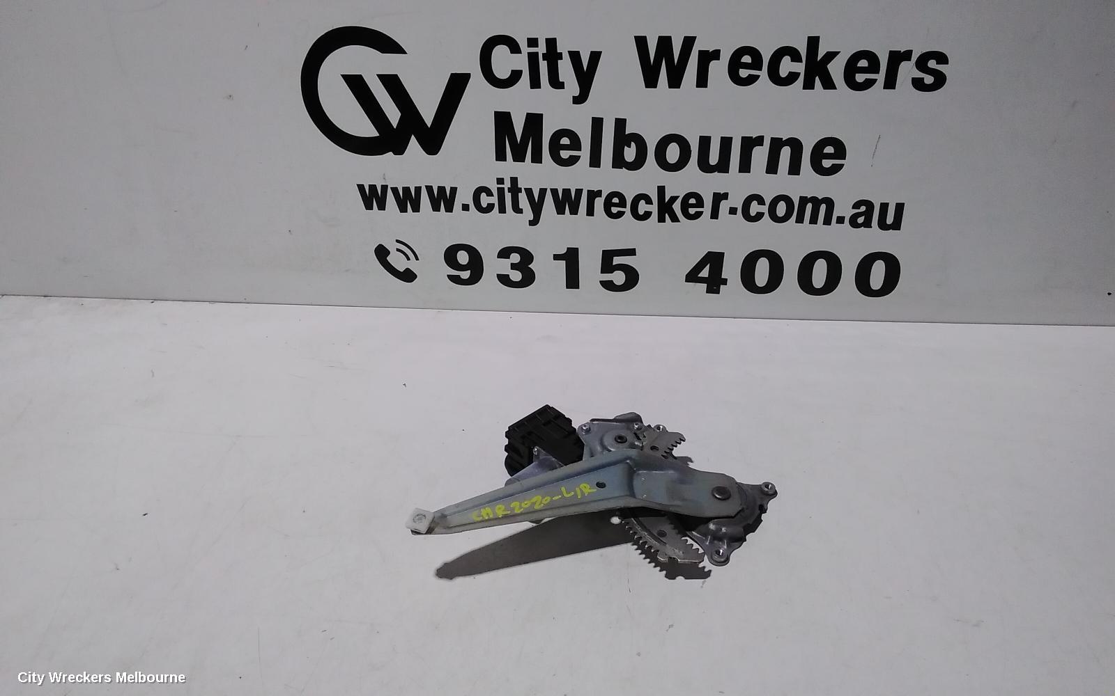 TOYOTA C-HR LEFT REAR WND REG/MOTOR, DOOR REG ASSY (REG AND MOTOR), GEN 1, 12/2016 ONWARDS - Image 1