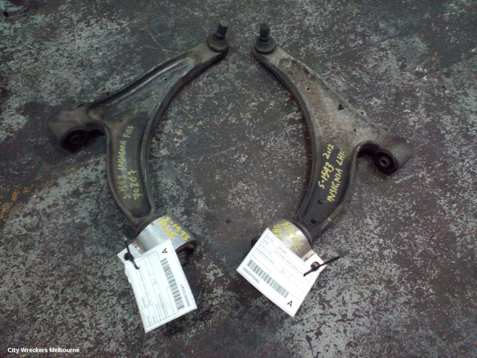 OPEL INSIGNIA RIGHT FRONT LOWER CONTROL ARM, IN, 09/2012 - 12/2013 - Image 2