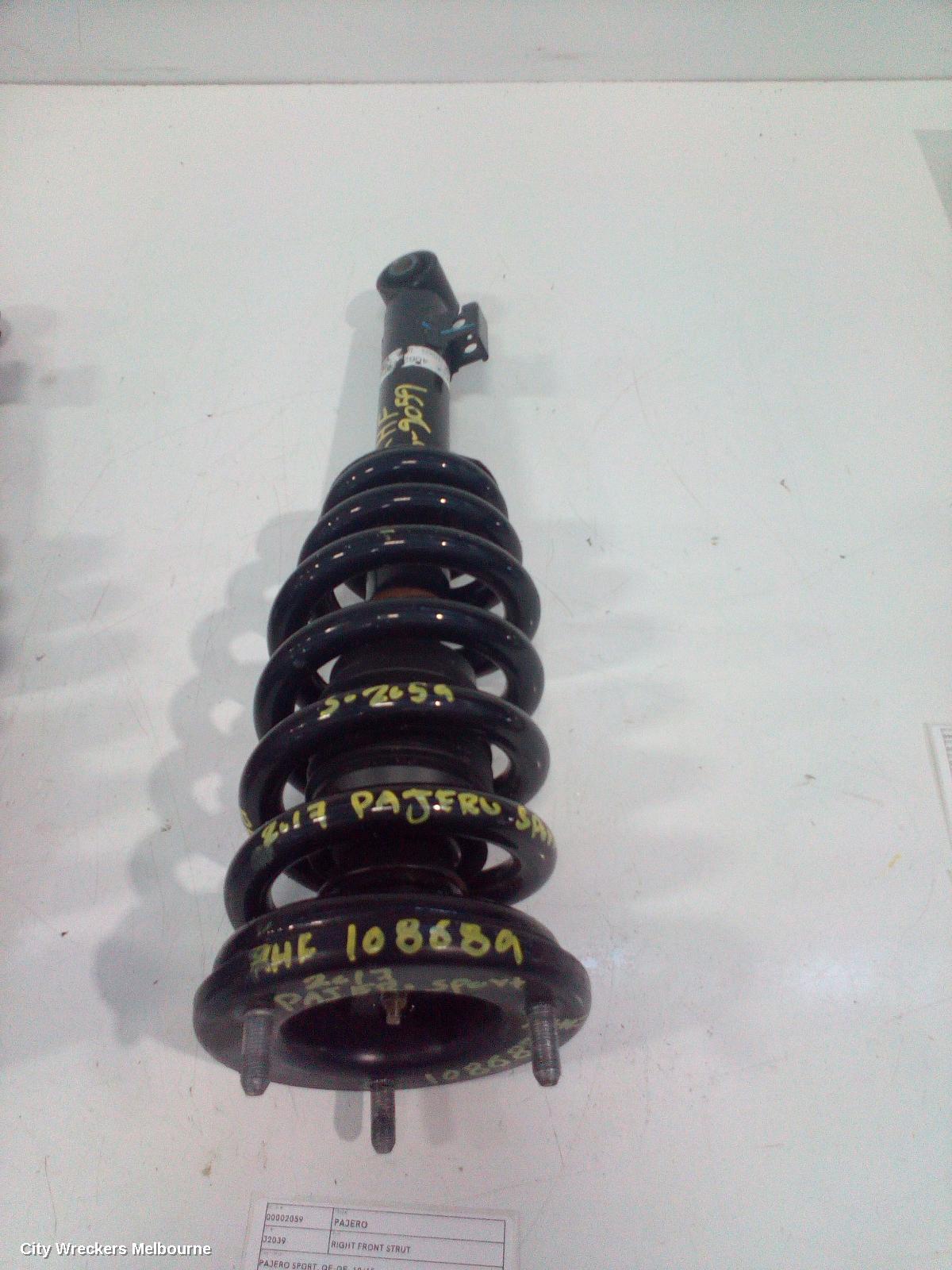 MITSUBISHI PAJERO RIGHT FRONT STRUT, PAJERO SPORT, QE-QF, 10/2015 ONWARDS - Image 2