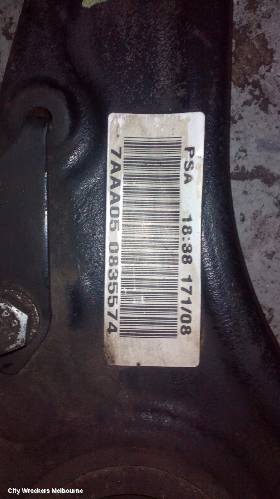 PEUGEOT 407 RIGHT FRONT LOWER CONTROL ARM, 09/2004 - 12/2011 - Image 1