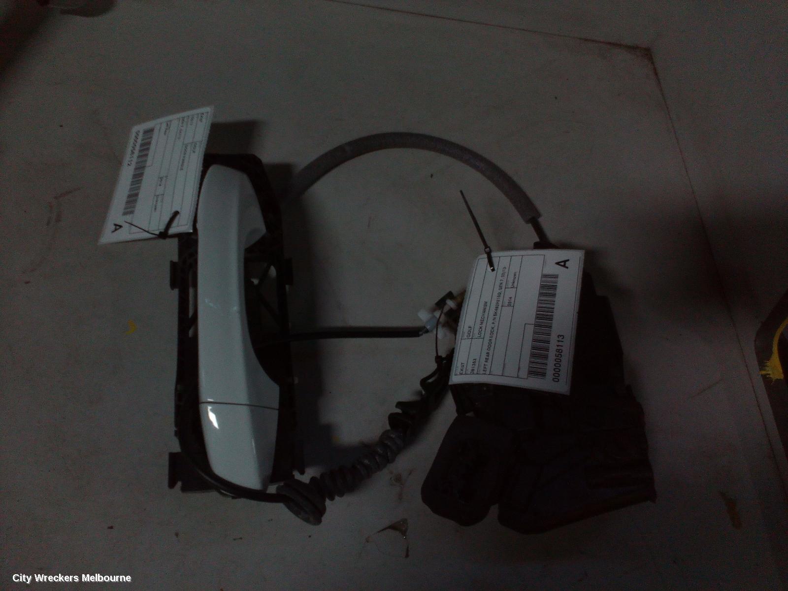 VOLKSWAGEN GOLF DOOR HANDLE, GEN 7, 11/2012 - 08/2020 - Image 1