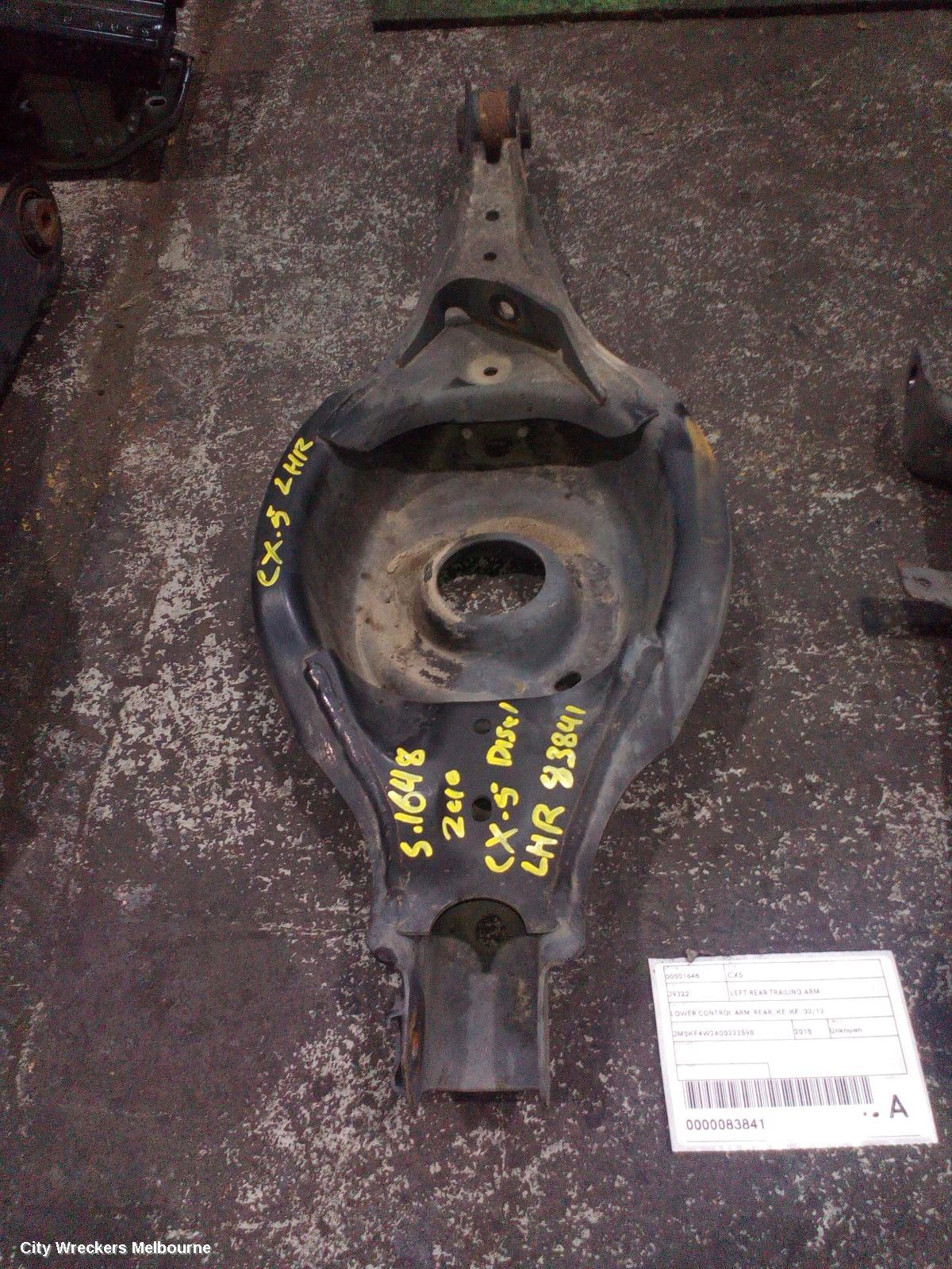 MAZDA CX5 LEFT REAR TRAILING ARM, LOWER CONTROL ARM-REAR, KE-KF, 02/2012 ONWARDS - Image 1